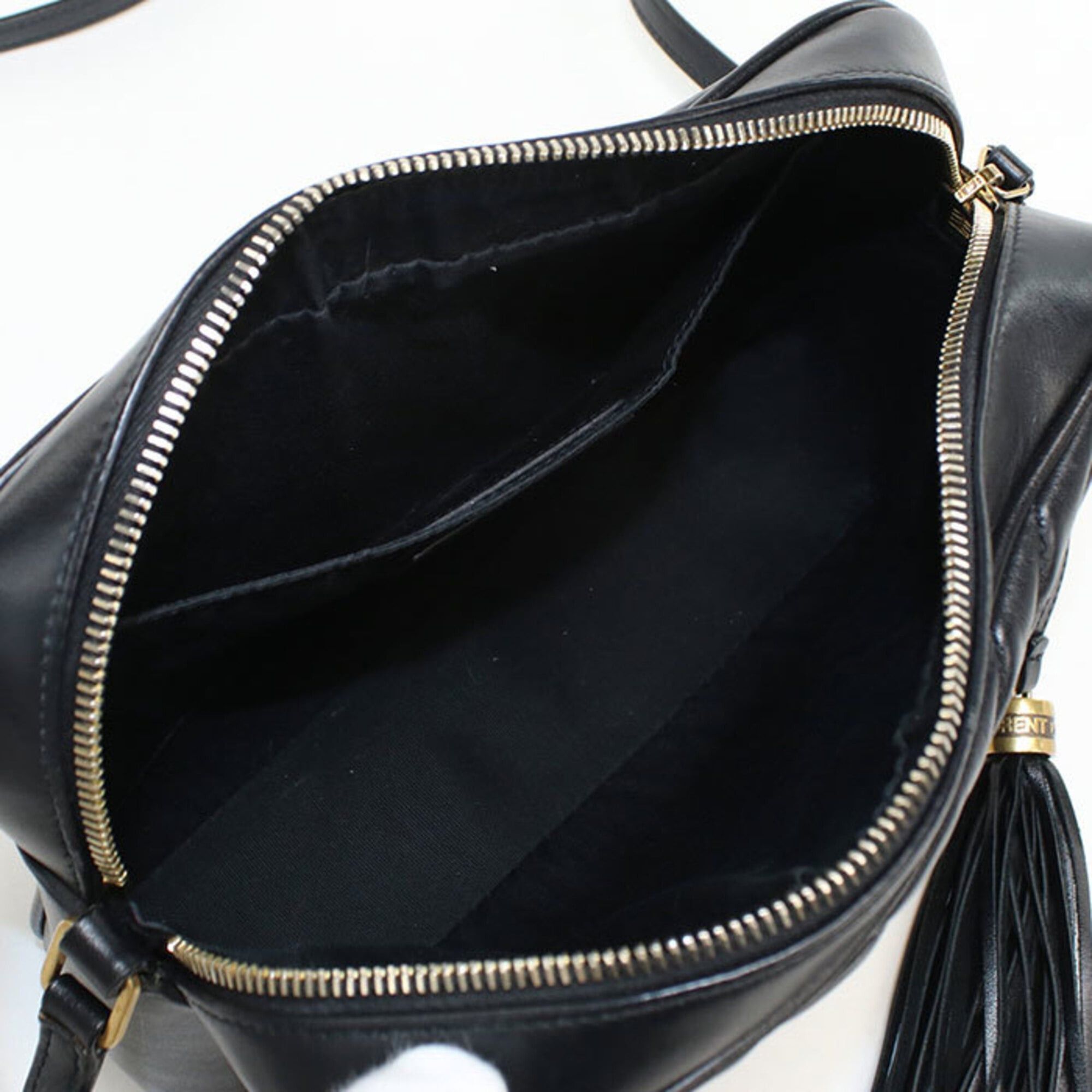 Saint Laurent Paris SAINT LAURENT (Saint Laurent) Crossbody Shoulder Bag 612544 Camera Bag, Women's, Black Size ONE SIZE - 3 Thumbnail