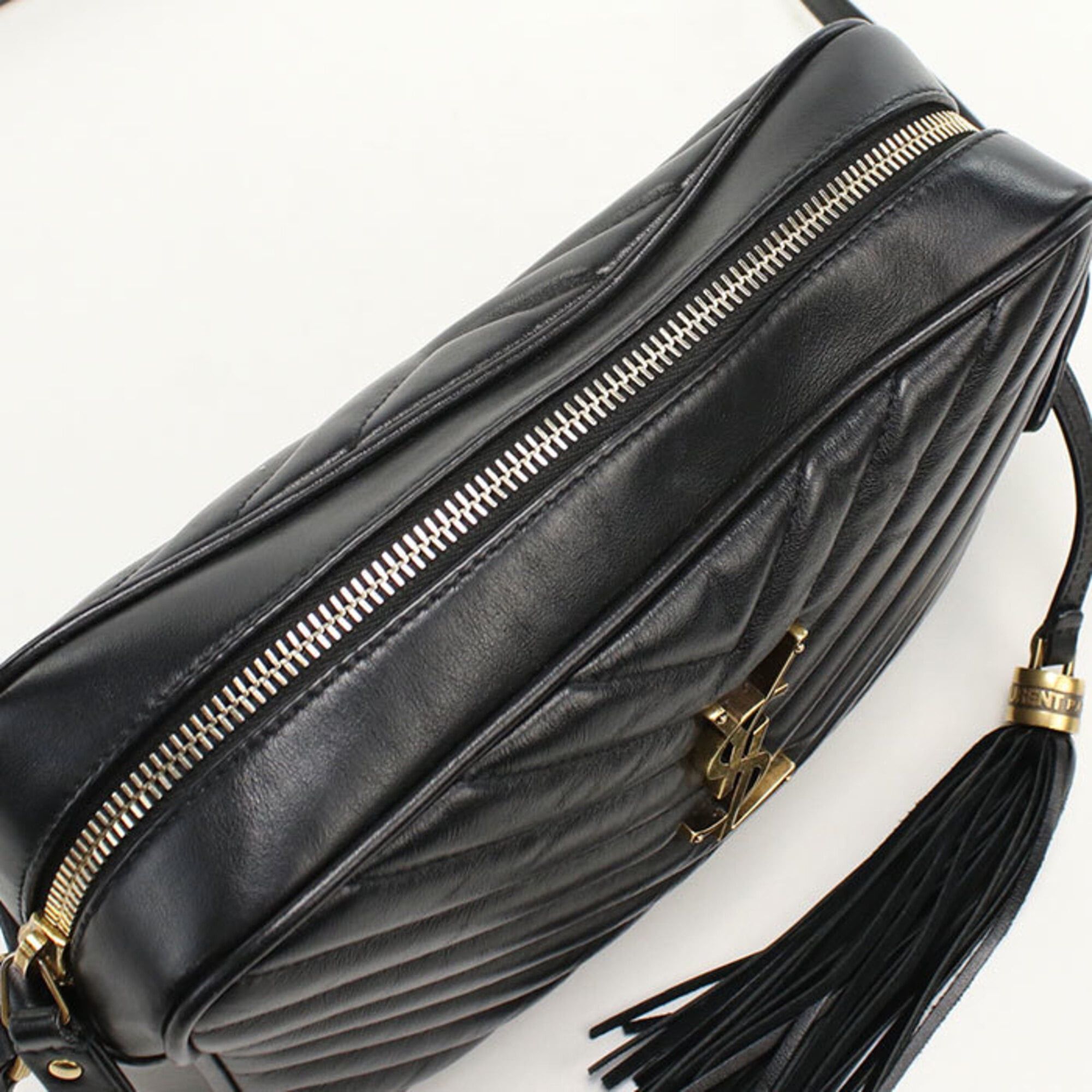 Saint Laurent Paris SAINT LAURENT (Saint Laurent) Crossbody Shoulder Bag 612544 Camera Bag, Women's, Black Size ONE SIZE - 5 Thumbnail
