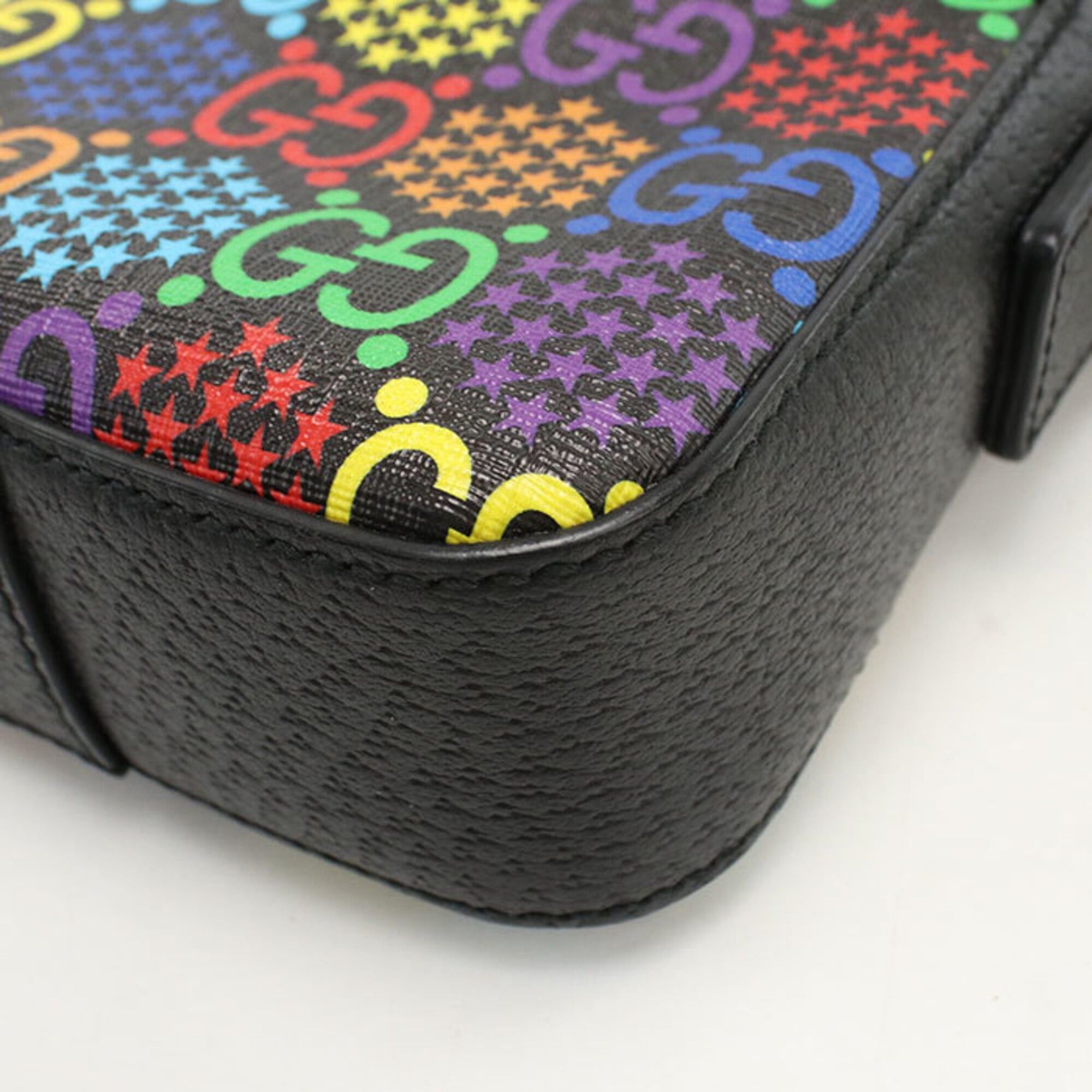 Gucci Gucci Crossbody Shoulder Bag 598103 GG Psychedelic Men's Women's Black Size ONE SIZE - 5 Thumbnail