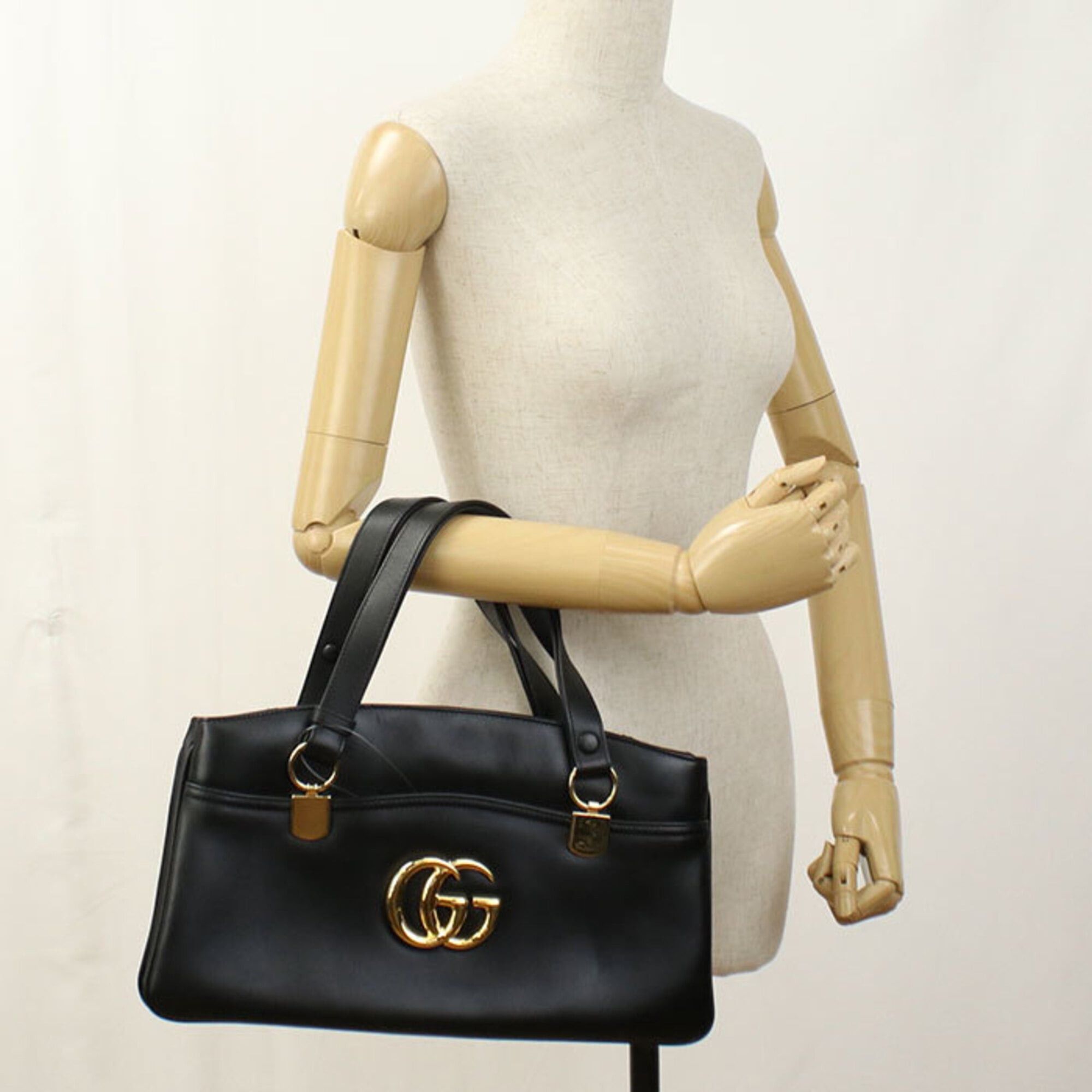 Gucci Gucci handbag 550130 Ally GG Marmont women's black Size ONE SIZE - 7 Thumbnail