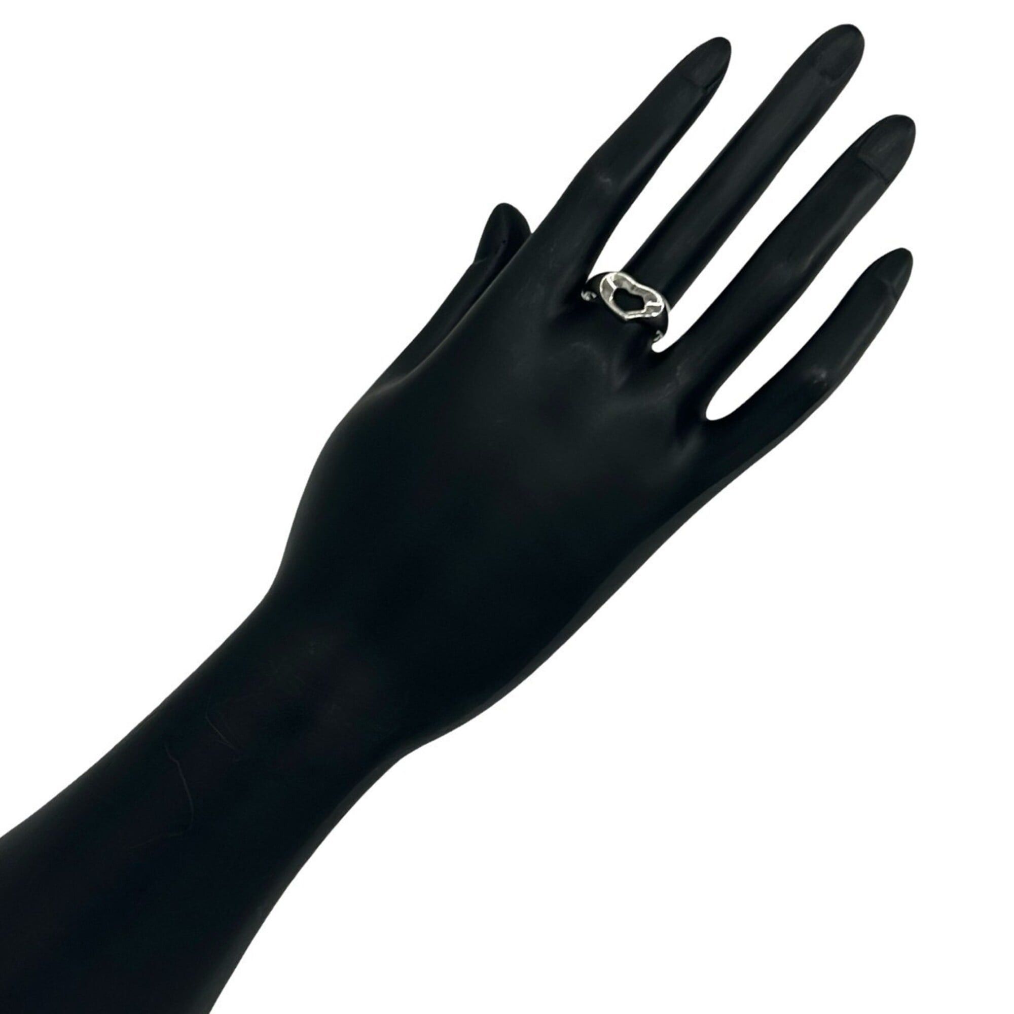 Tiffany & Co. TIFFANY&Co. Tiffany Open Heart Ring, Sterling Silver 925, Accessory, Silver, 20141 Size ONE SIZE - 2 Thumbnail