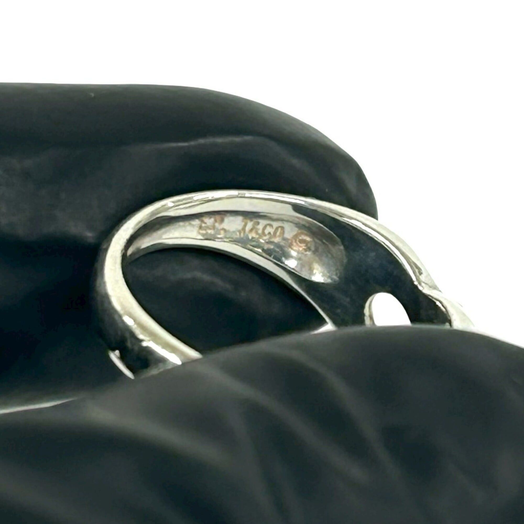 Tiffany & Co. TIFFANY&Co. Tiffany Open Heart Ring, Sterling Silver 925, Accessory, Silver, 20141 Size ONE SIZE - 4 Thumbnail