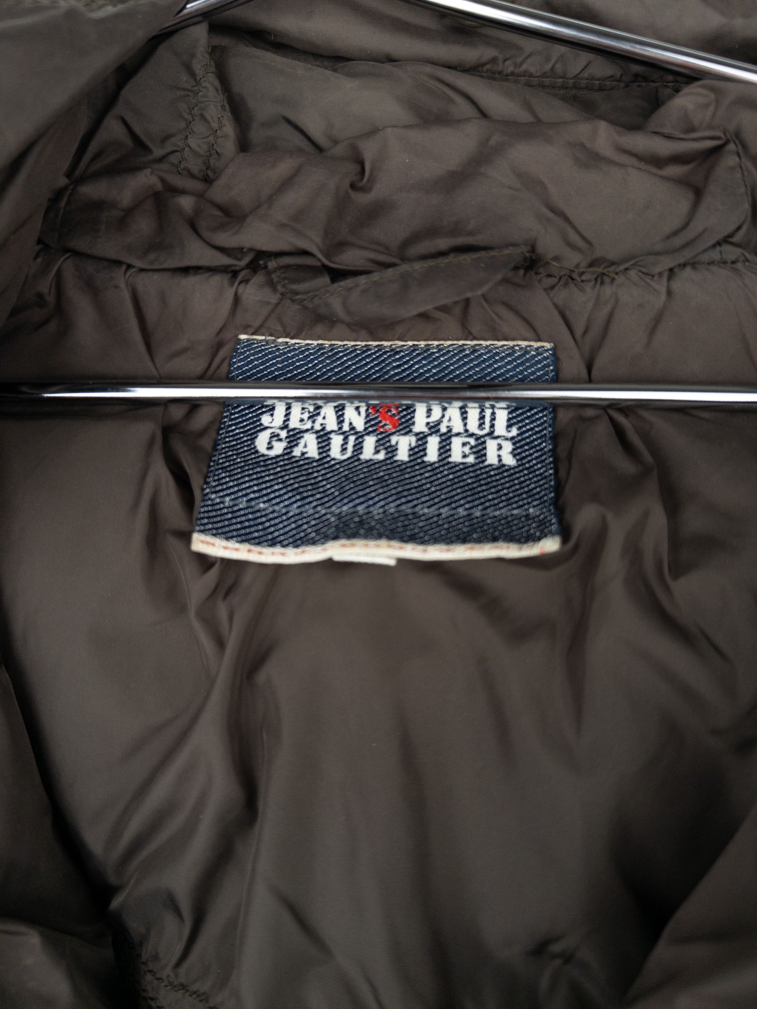 Jean Paul Gaultier 1990s Cropped Puffer Bomber Jacket Size XL / US 12-14 / IT 48-50 - 12 Thumbnail