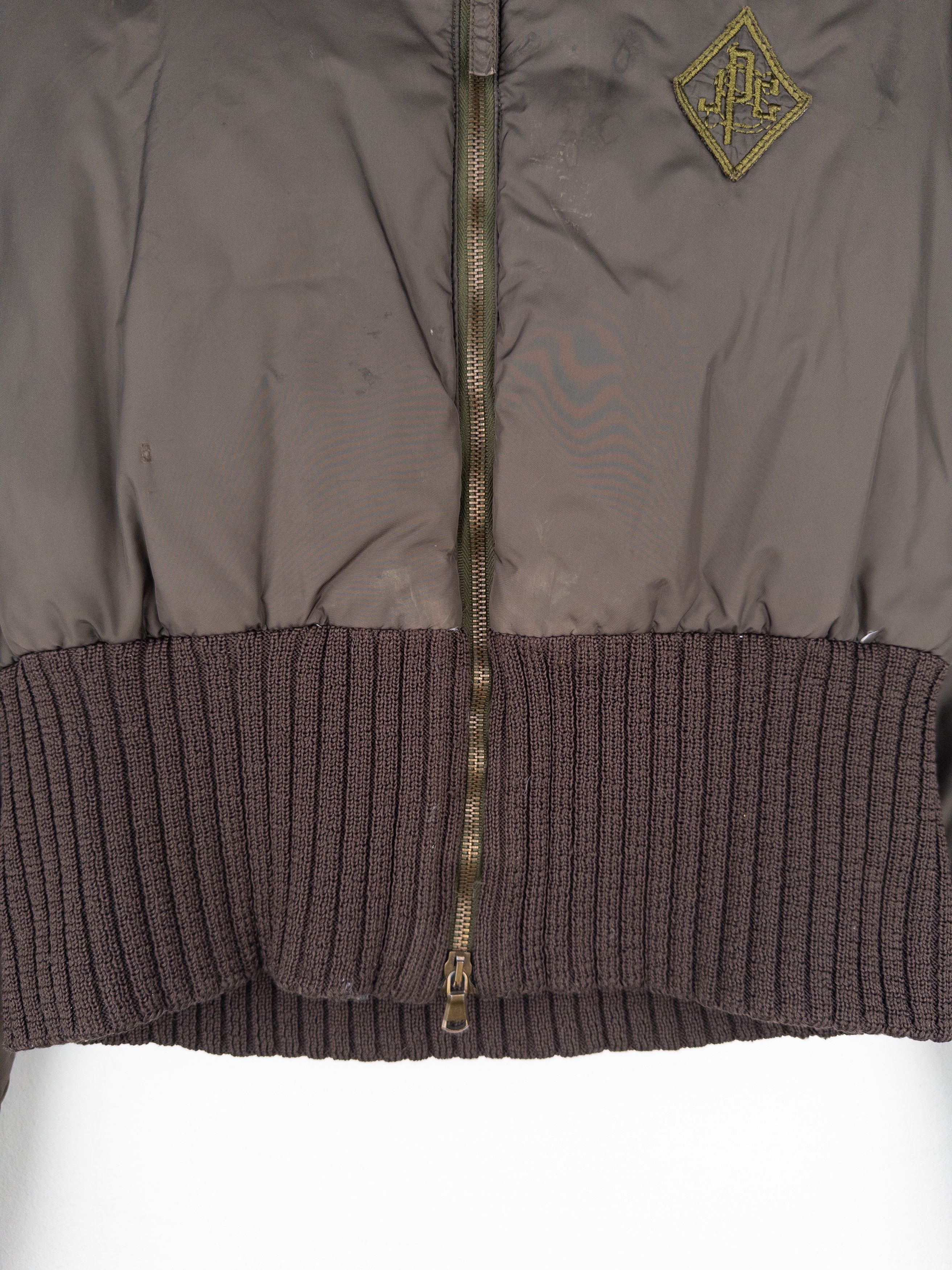Jean Paul Gaultier 1990s Cropped Puffer Bomber Jacket Size XL / US 12-14 / IT 48-50 - 4 Thumbnail