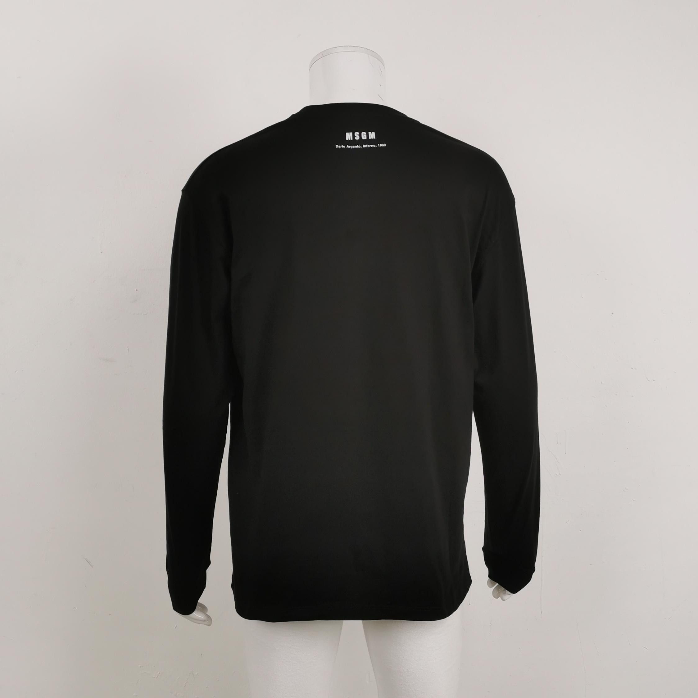MSGM MSGM x Dario Argento Inferno Long Sleeve T-Shirt M Size US M / EU 48-50 / 2 - 2 Thumbnail
