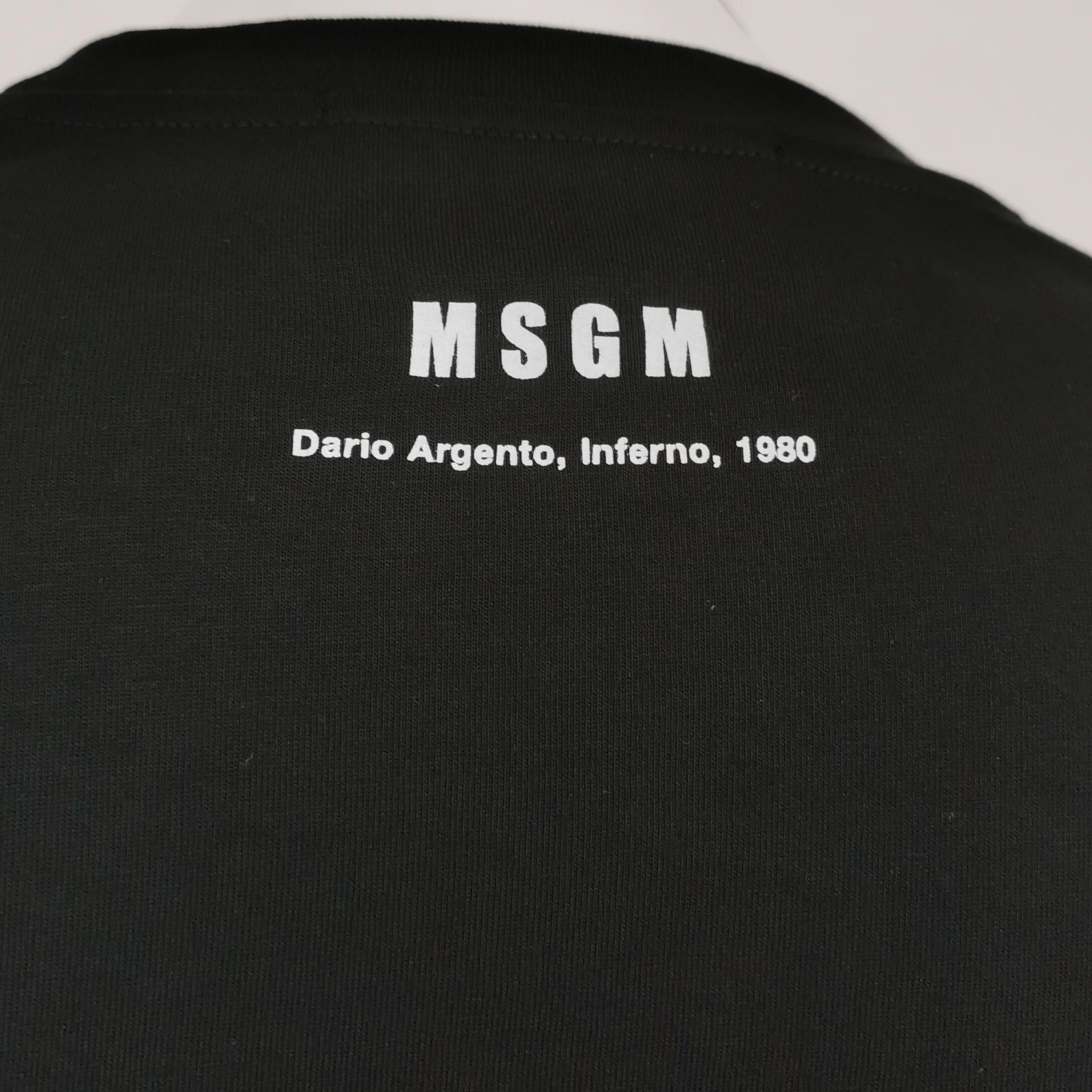 MSGM MSGM x Dario Argento Inferno Long Sleeve T-Shirt M Size US M / EU 48-50 / 2 - 3 Thumbnail