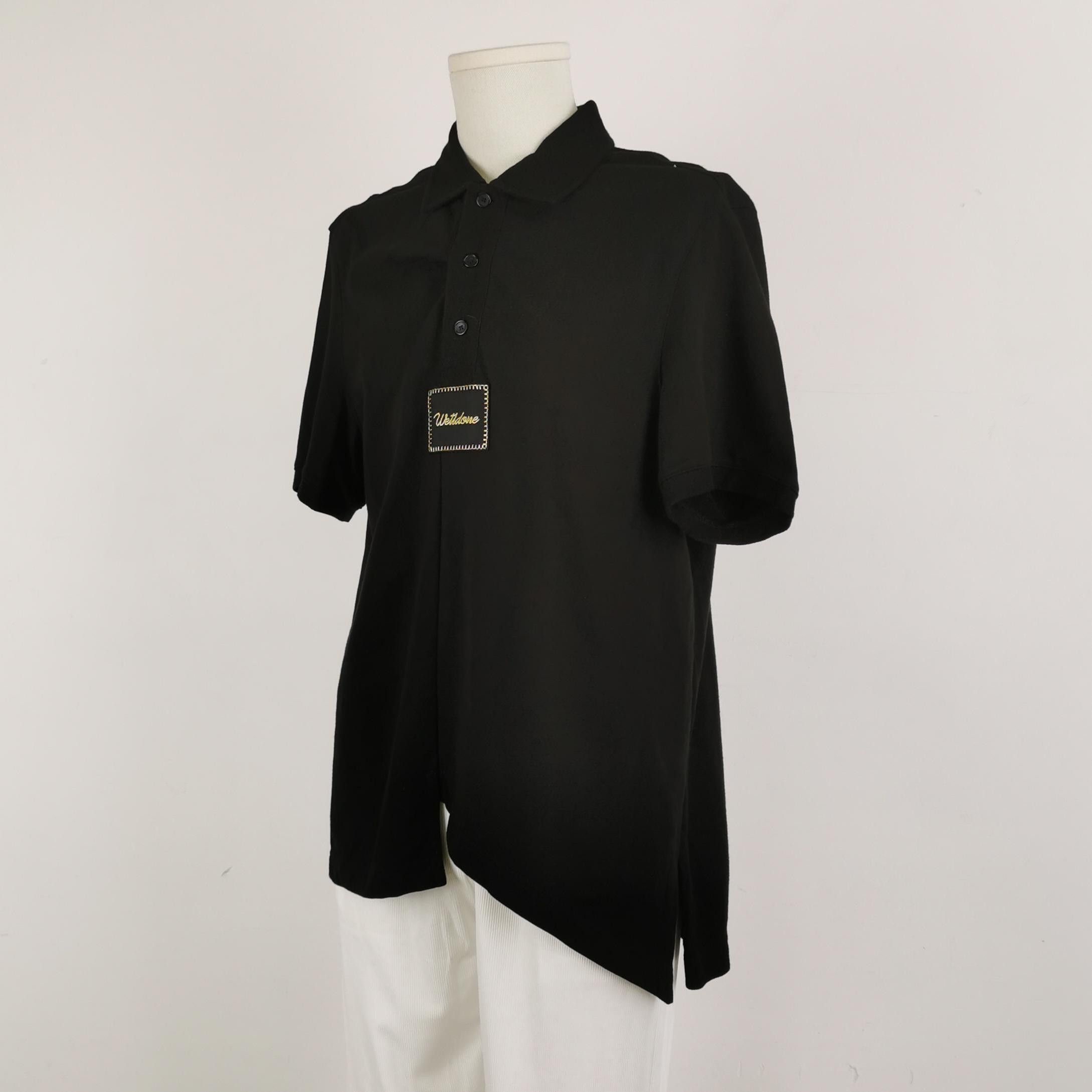 WE11DONE We11done Logo Patch Black Polo Shirt XS Size US XS / EU 42 / 0 - 2 Thumbnail