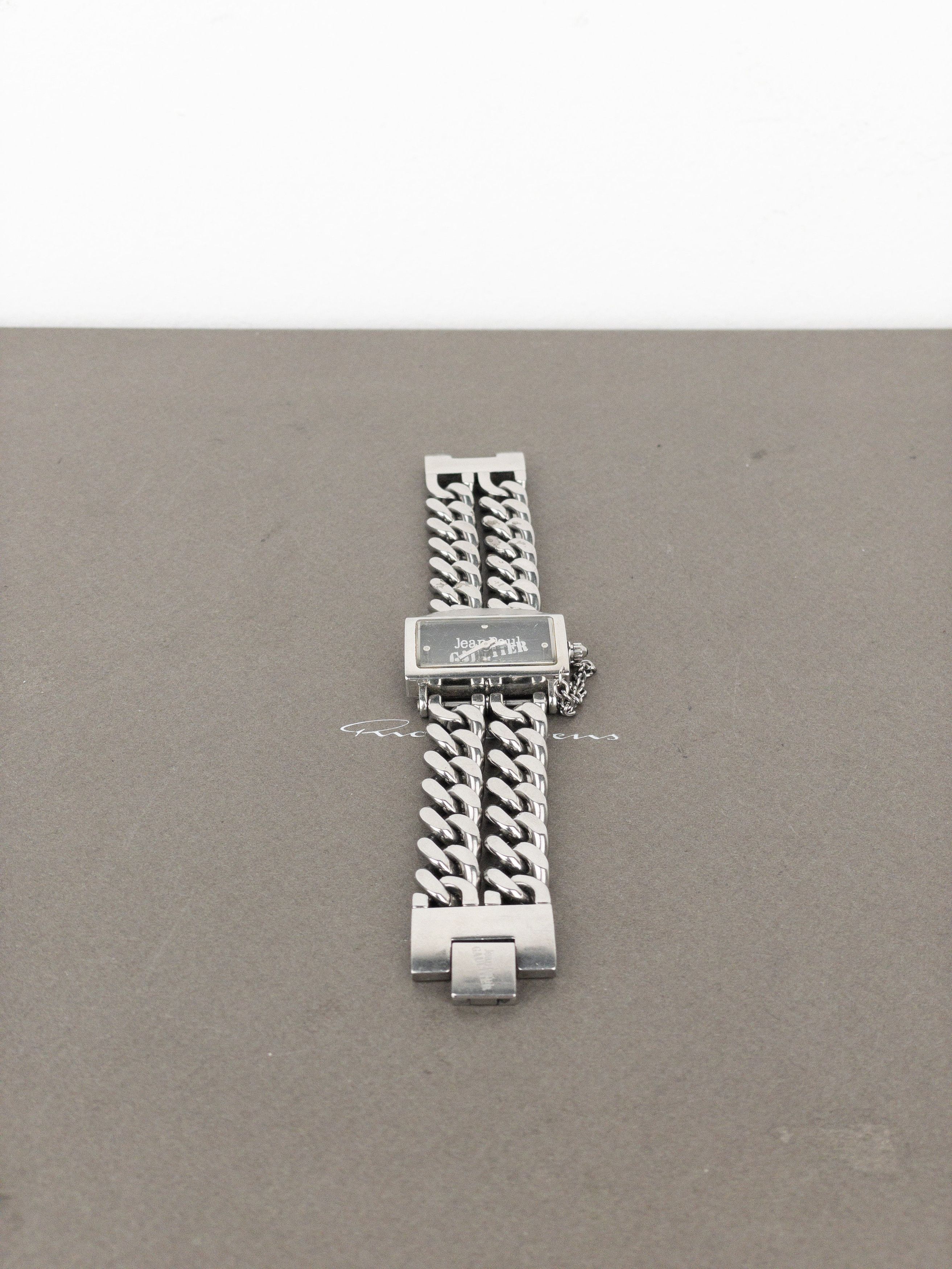 Jean Paul Gaultier 1990s Cuban Bracelet Watch Size ONE SIZE - 2 Thumbnail