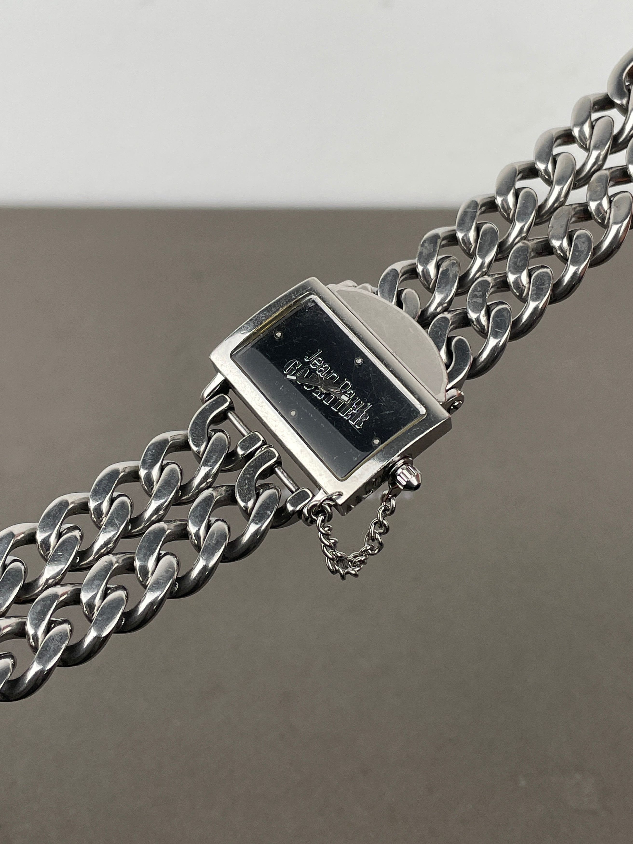 Jean Paul Gaultier 1990s Cuban Bracelet Watch Size ONE SIZE - 5 Thumbnail