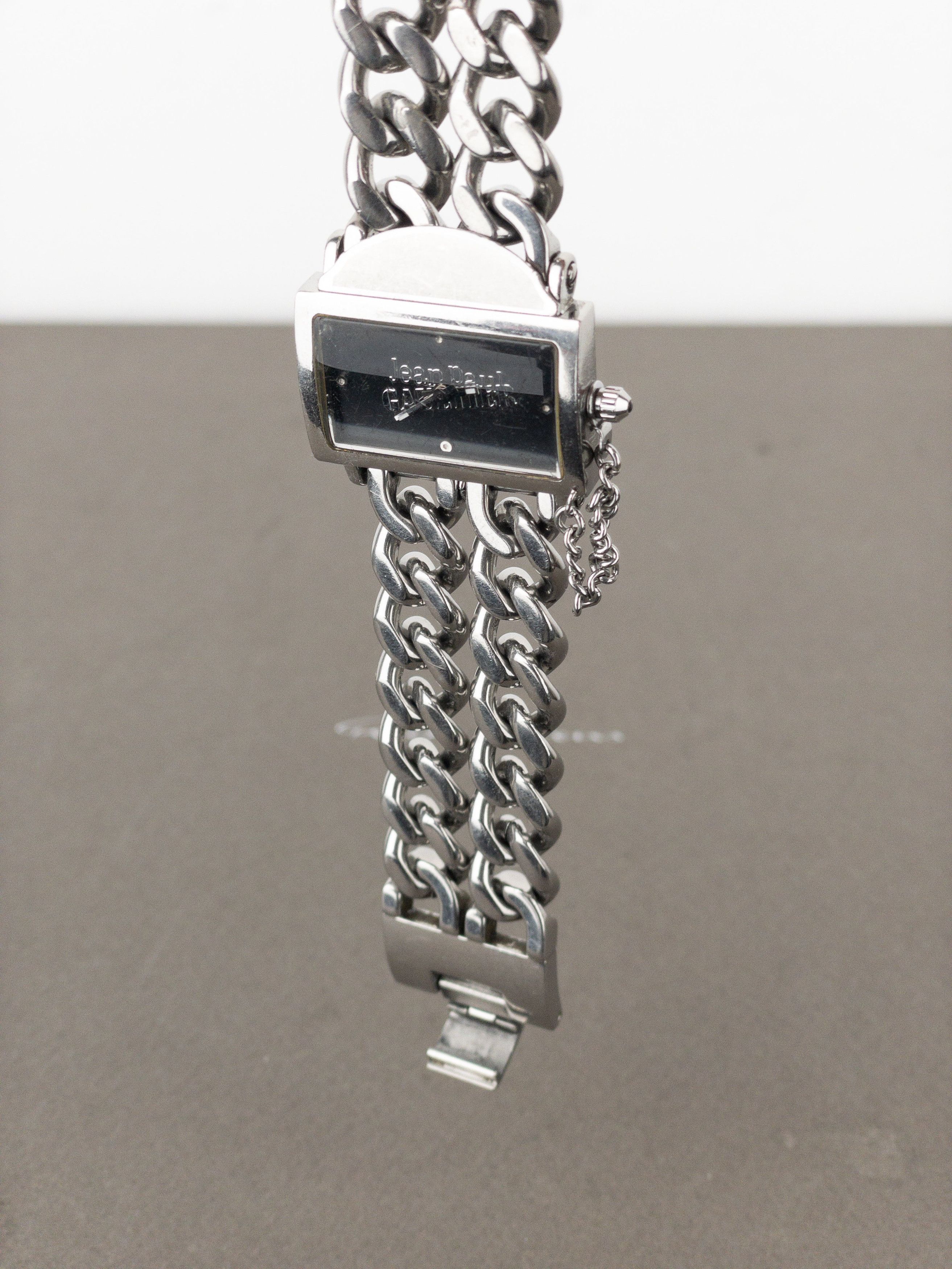 Jean Paul Gaultier 1990s Cuban Bracelet Watch Size ONE SIZE - 4 Thumbnail