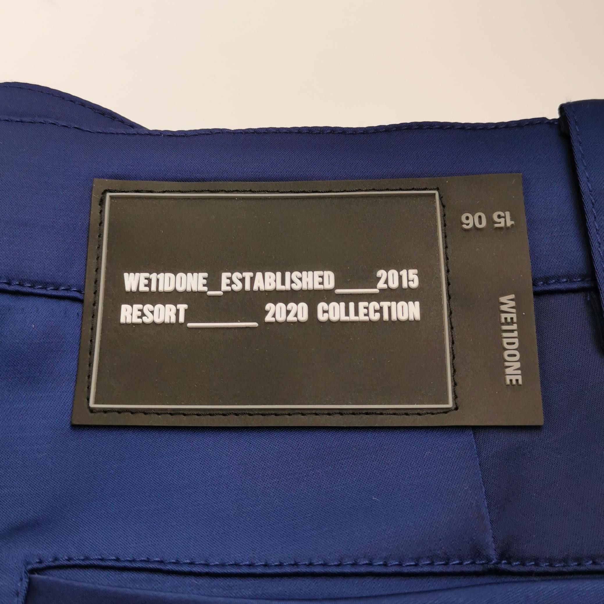 WE11DONE We11done Blue Logo Patch Shorts US 30 / EU 46 Size US 30 / EU 46 - 3 Thumbnail