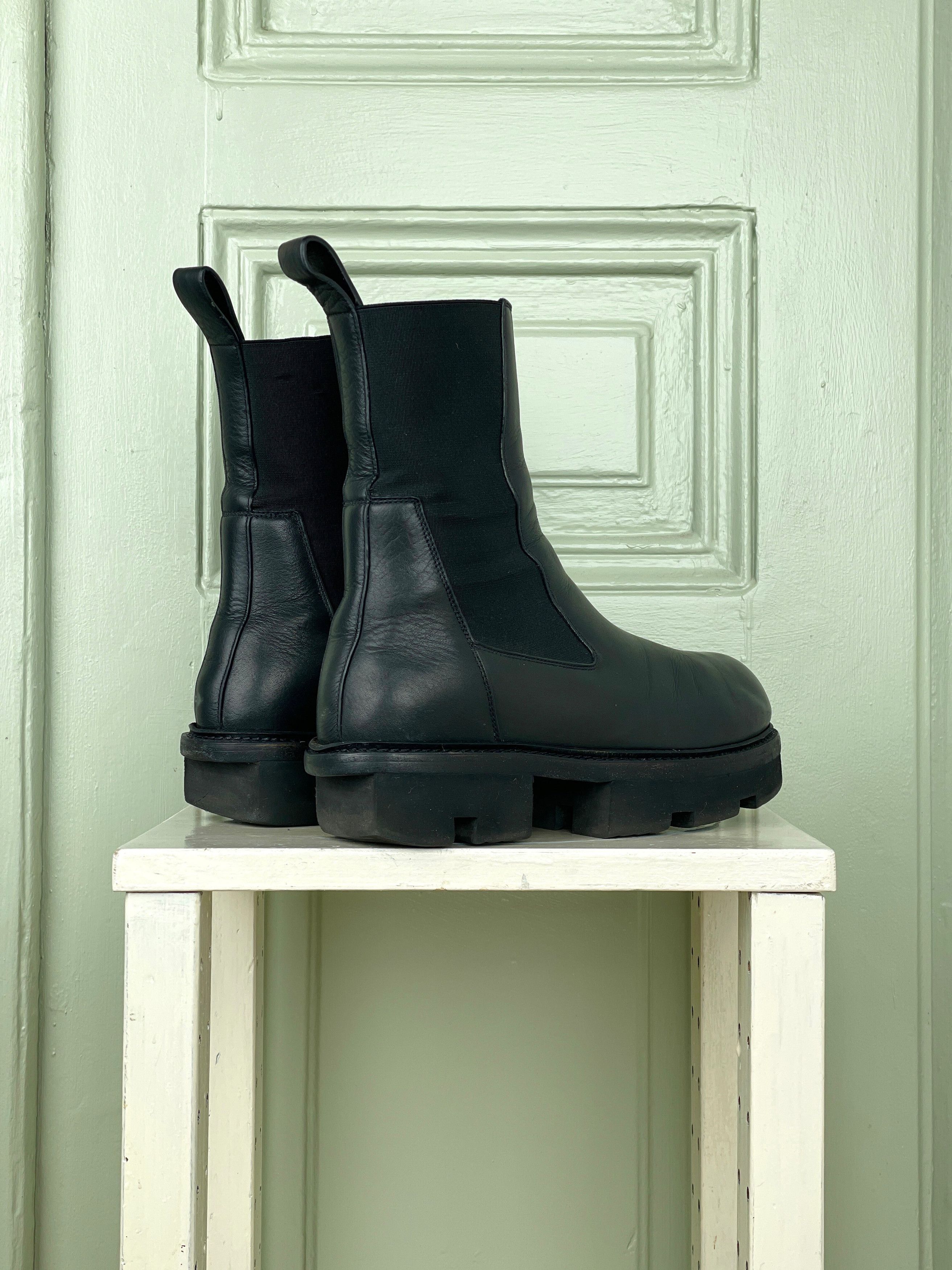 Rick Owens Beatle Megatooth Boots Size US 6 / IT 36 - 2 Thumbnail