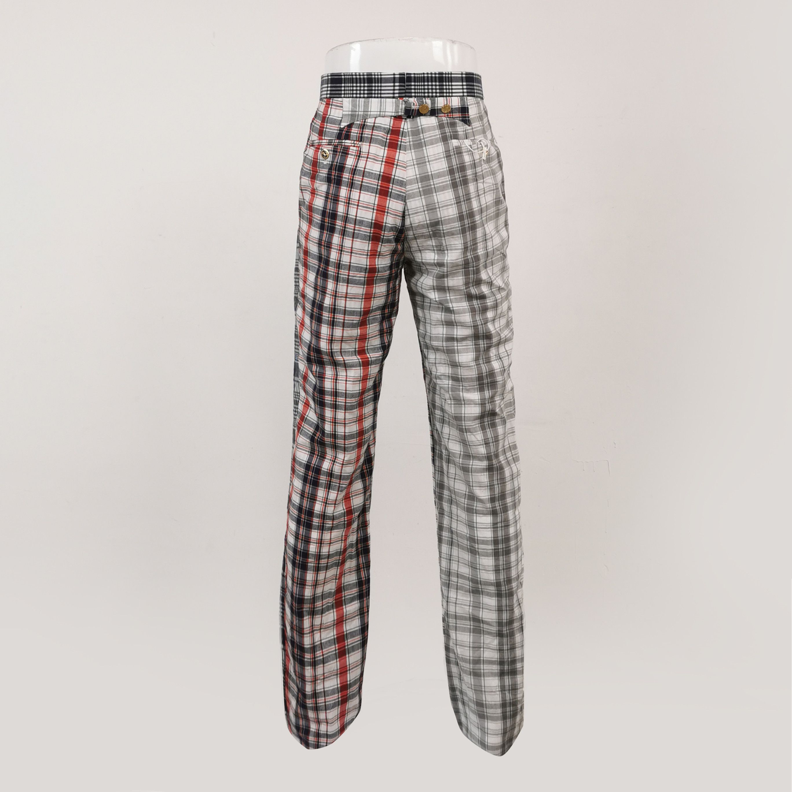 Thom Browne Thom Browne Funmix Plaid Casual Pants Size 0 Size US 28 / EU 44 - 2 Thumbnail