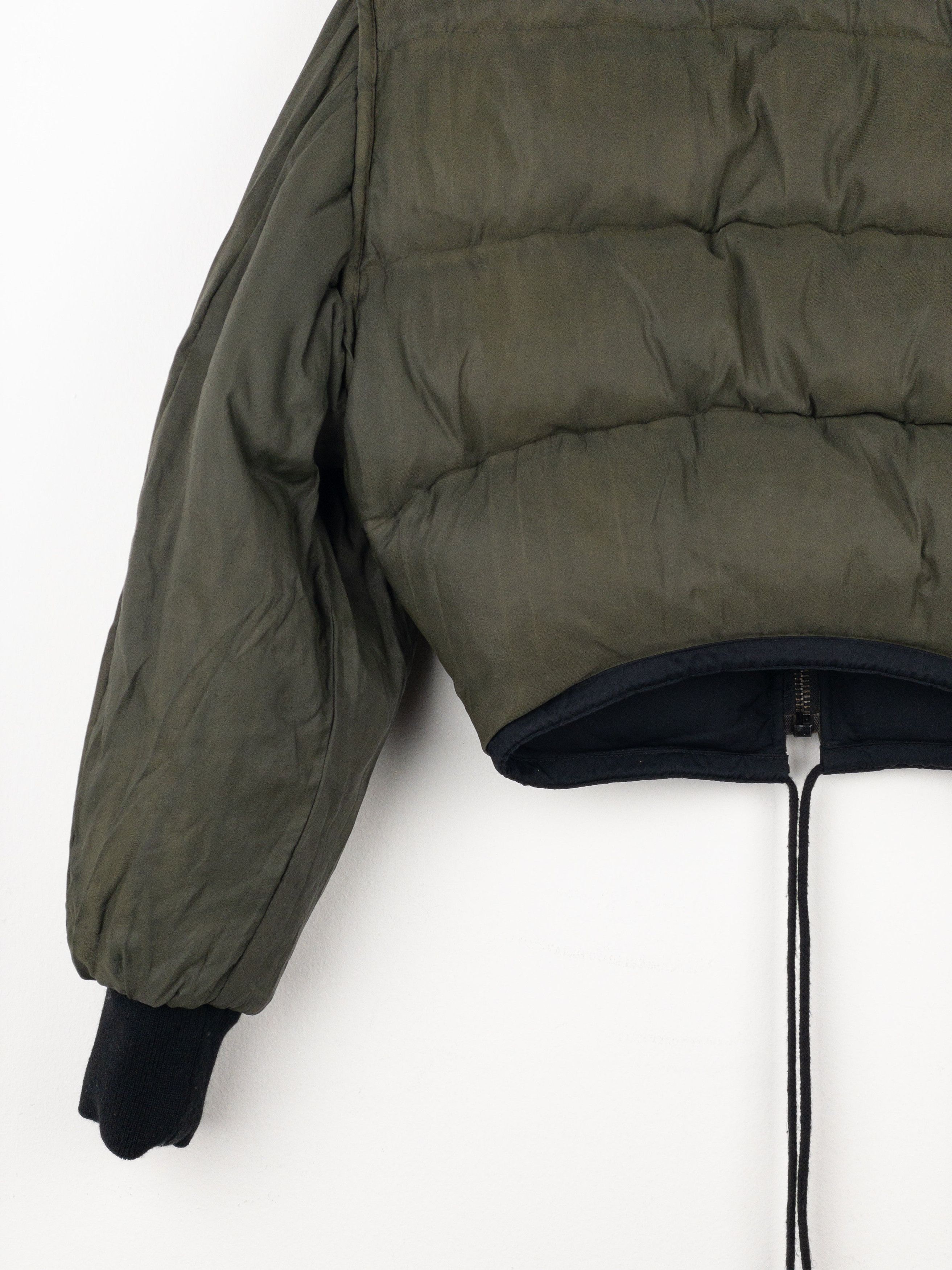 Jean Paul Gaultier 1990s Cropped Puffer Bomber Jacket Size M / US 6-8 / IT 42-44 - 6 Thumbnail