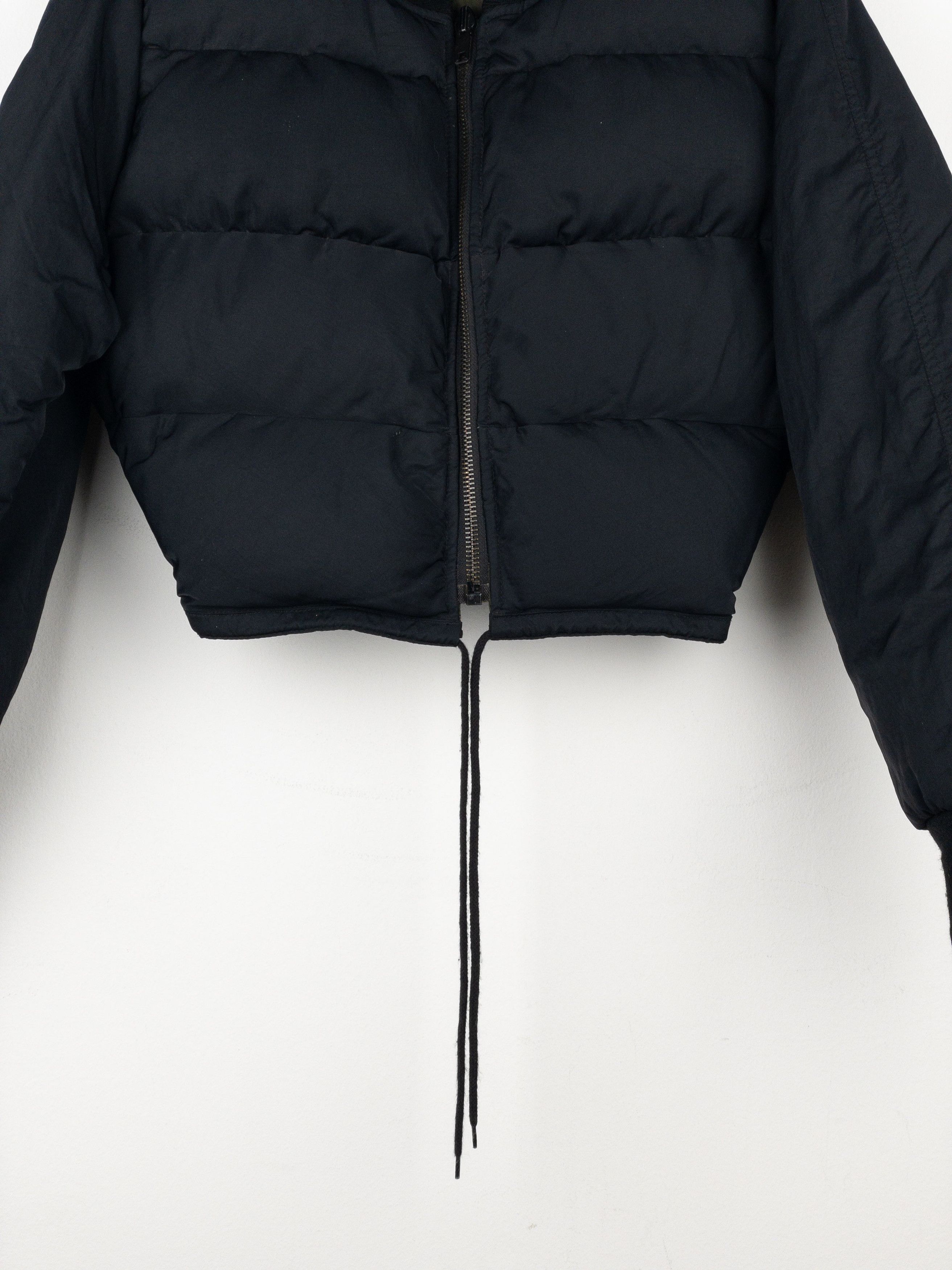 Jean Paul Gaultier 1990s Cropped Puffer Bomber Jacket Size M / US 6-8 / IT 42-44 - 10 Thumbnail