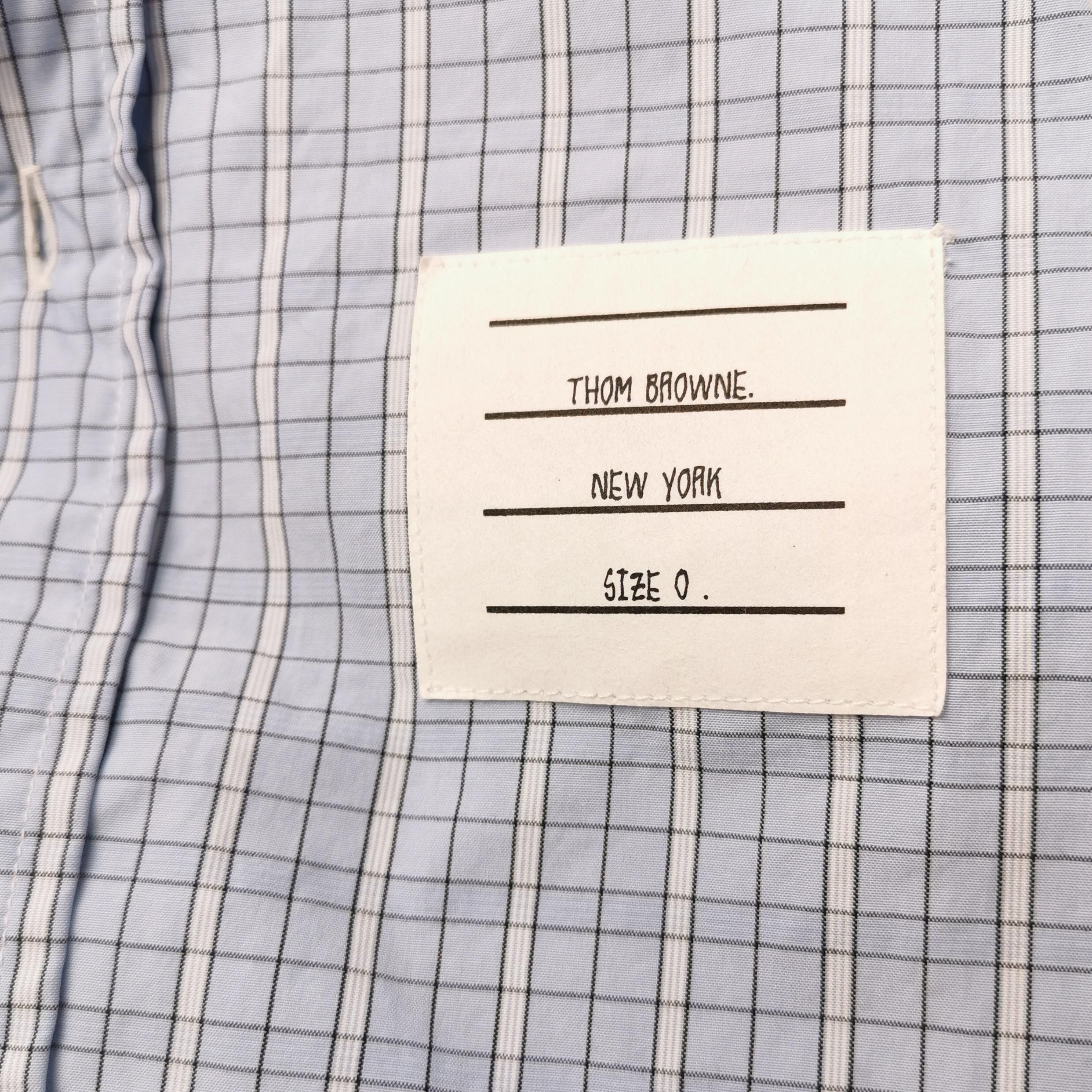 Thom Browne Thom Browne Funmix Check Short Sleeve Shirt Size 0 Size US XS / EU 42 / 0 - 3 Thumbnail