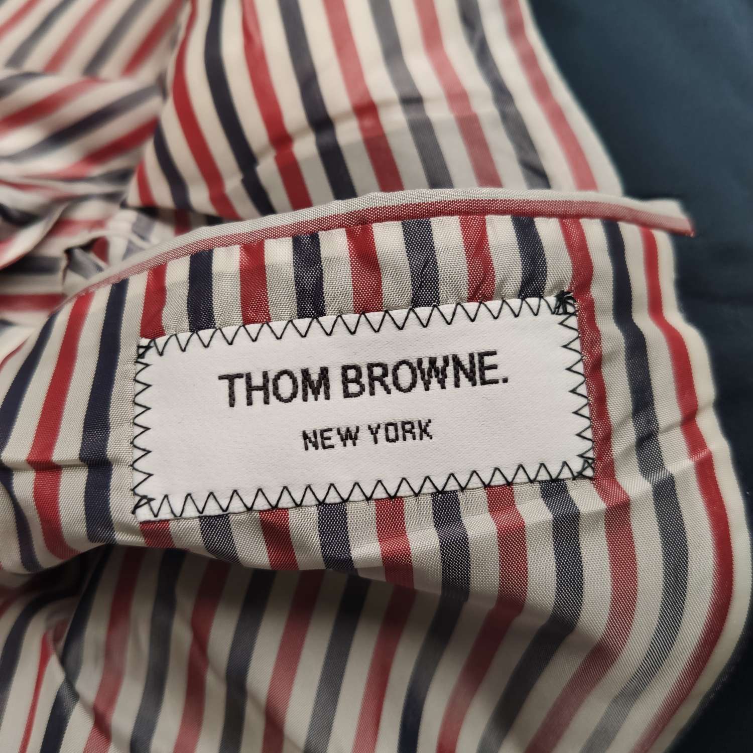 Thom Browne Thom Browne Navy Cotton Bal Collar Overcoat Size 00 Size US XXS / EU 40 - 5 Thumbnail