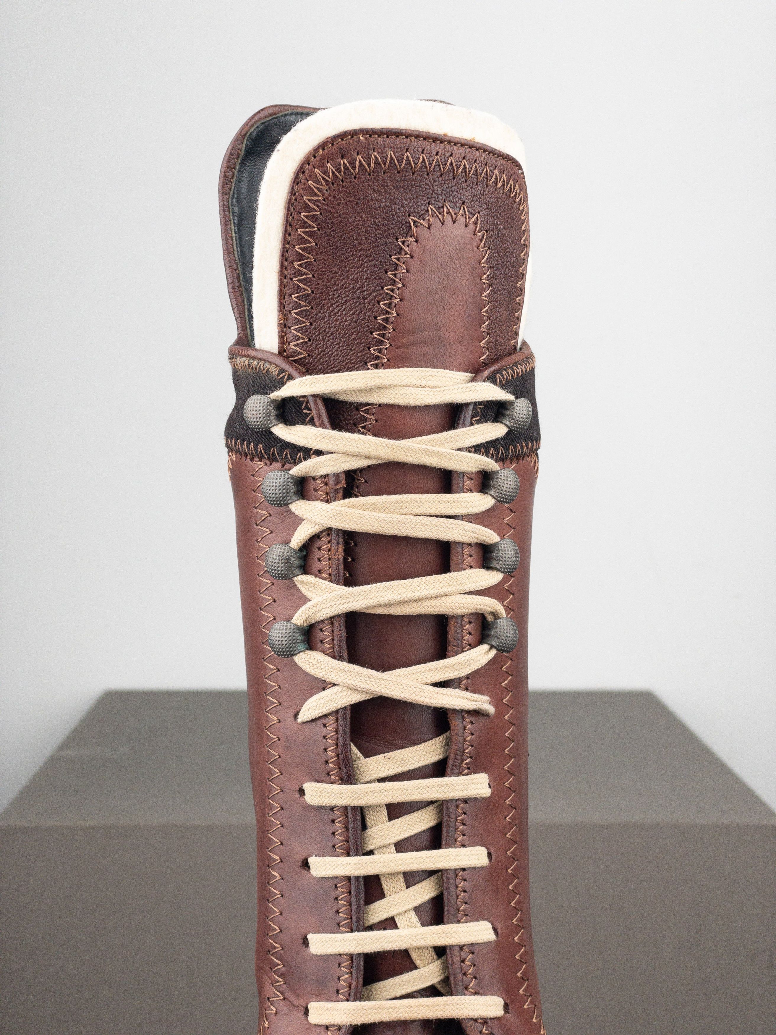 Jean Paul Gaultier AW08 Lace-Up Sports Heel Boots Size US 8.5 / IT 38.5 - 8 Thumbnail