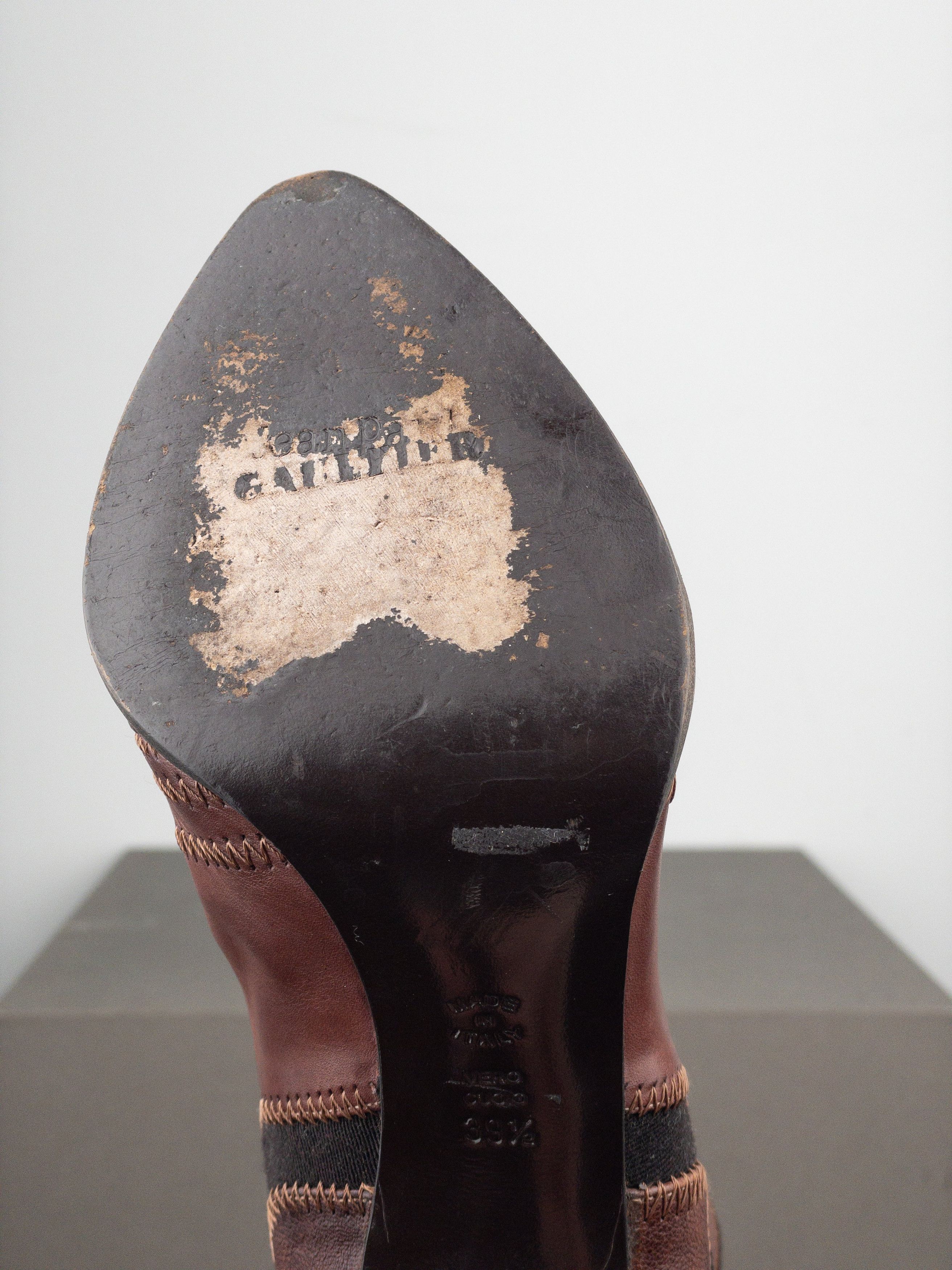 Jean Paul Gaultier AW08 Lace-Up Sports Heel Boots Size US 8.5 / IT 38.5 - 11 Thumbnail