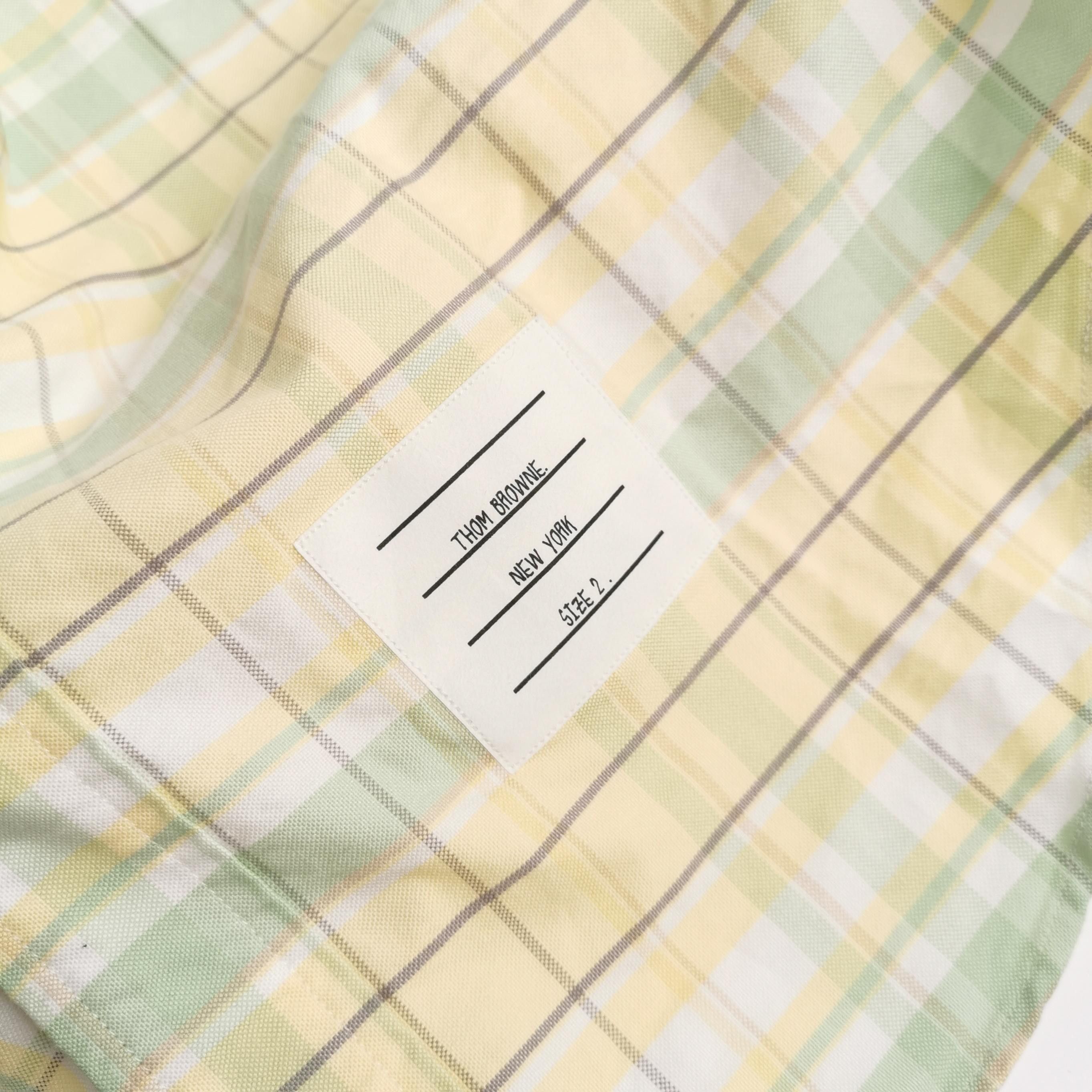Thom Browne Thom Browne Large Plaid Oxford Shirt Size 2 Size US M / EU 48-50 / 2 - 3 Thumbnail