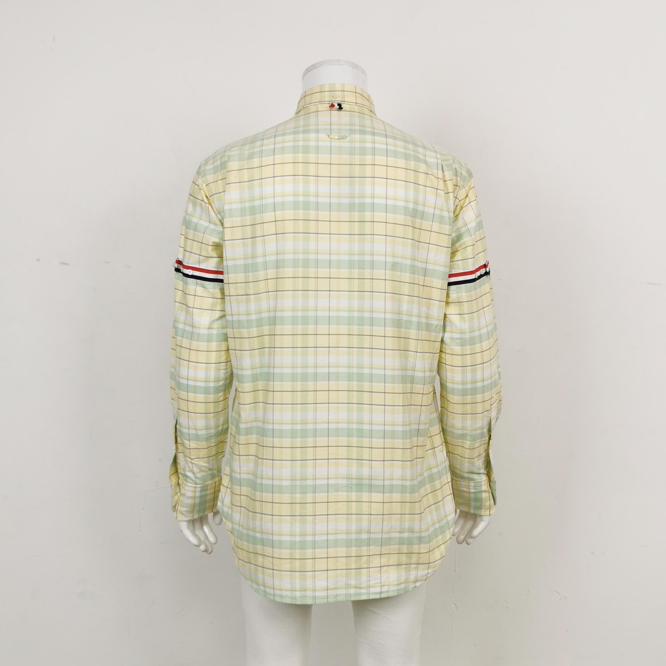 Thom Browne Thom Browne Large Plaid Oxford Shirt Size 5 Size US XXL / EU 58 / 5 - 2 Thumbnail