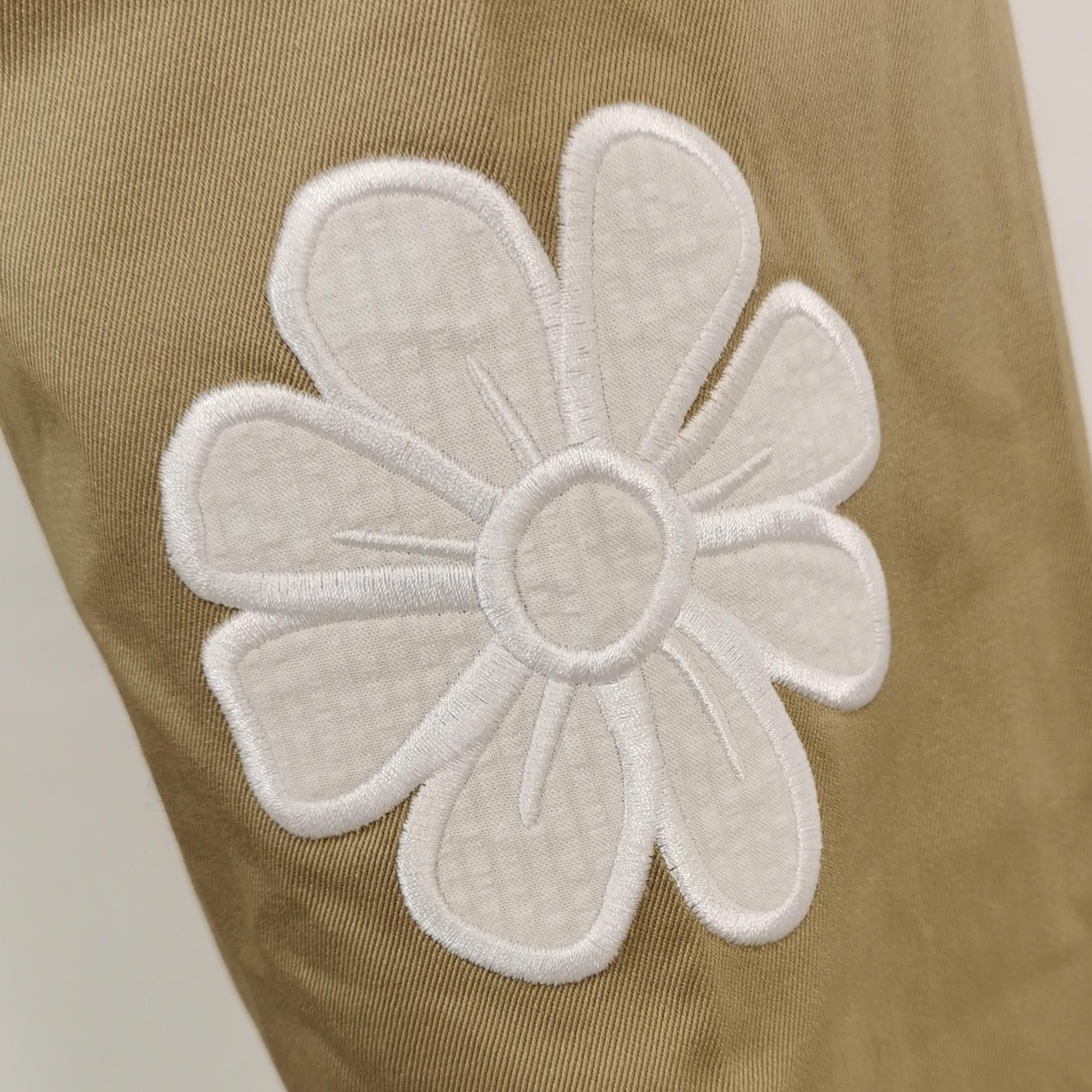 Thom Browne Thom Browne Floral Patch Khaki Trousers Size 1 Size US 28 / EU 44 - 4 Thumbnail