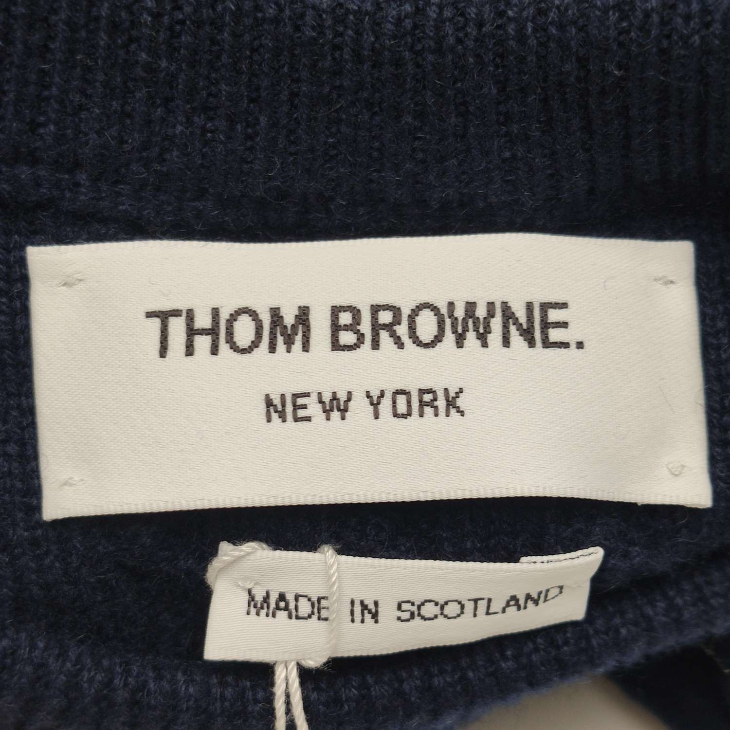 Thom Browne Thom Browne 4-Bar Cashmere Cable Knit Sweater 1 Size US S / EU 44-46 / 1 - 6 Thumbnail