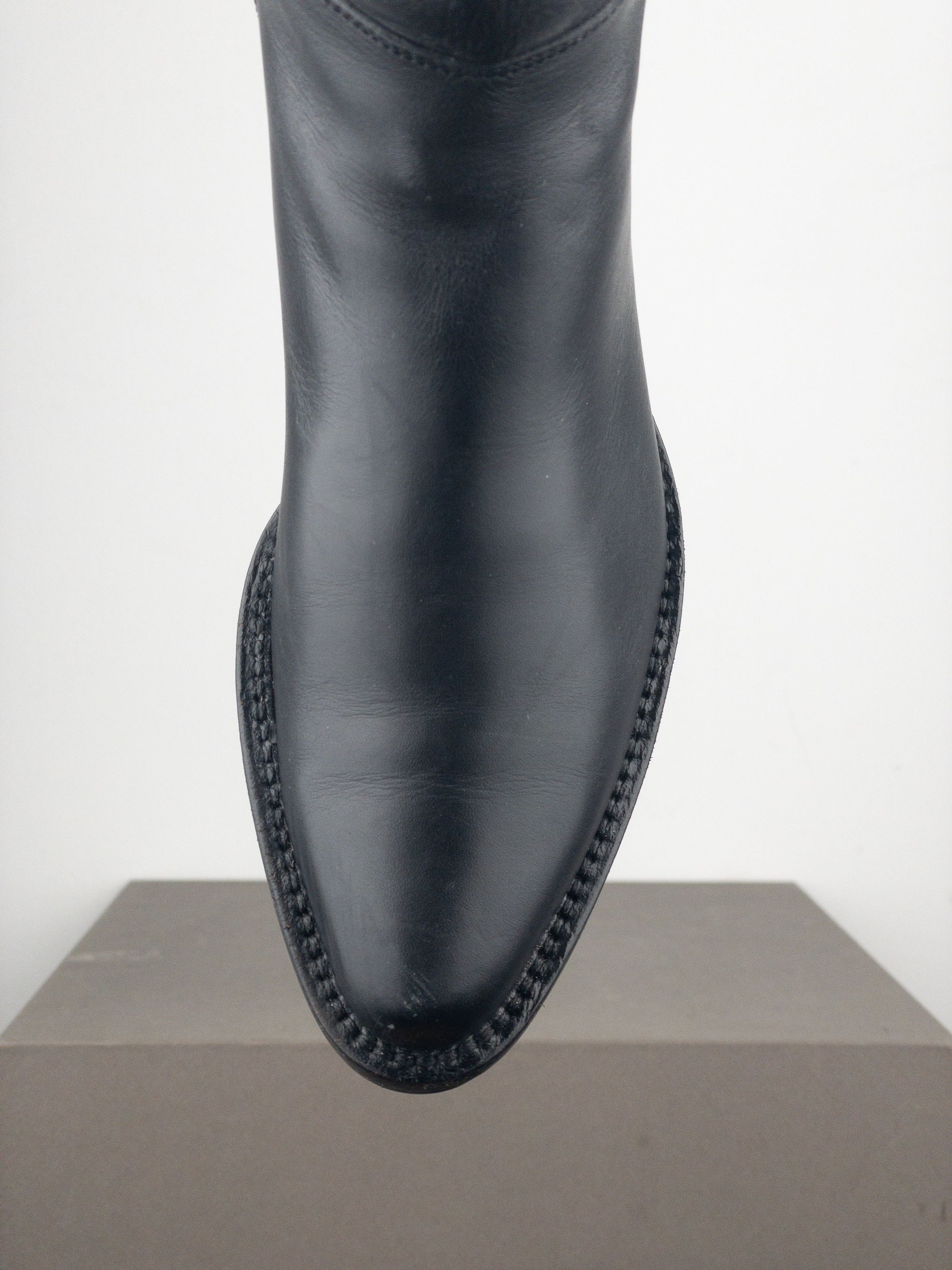 Miu Miu AW01 Pointed-Toe ‘Peco’ Biker Combat Boots Size US 6 / IT 36 - 7 Thumbnail