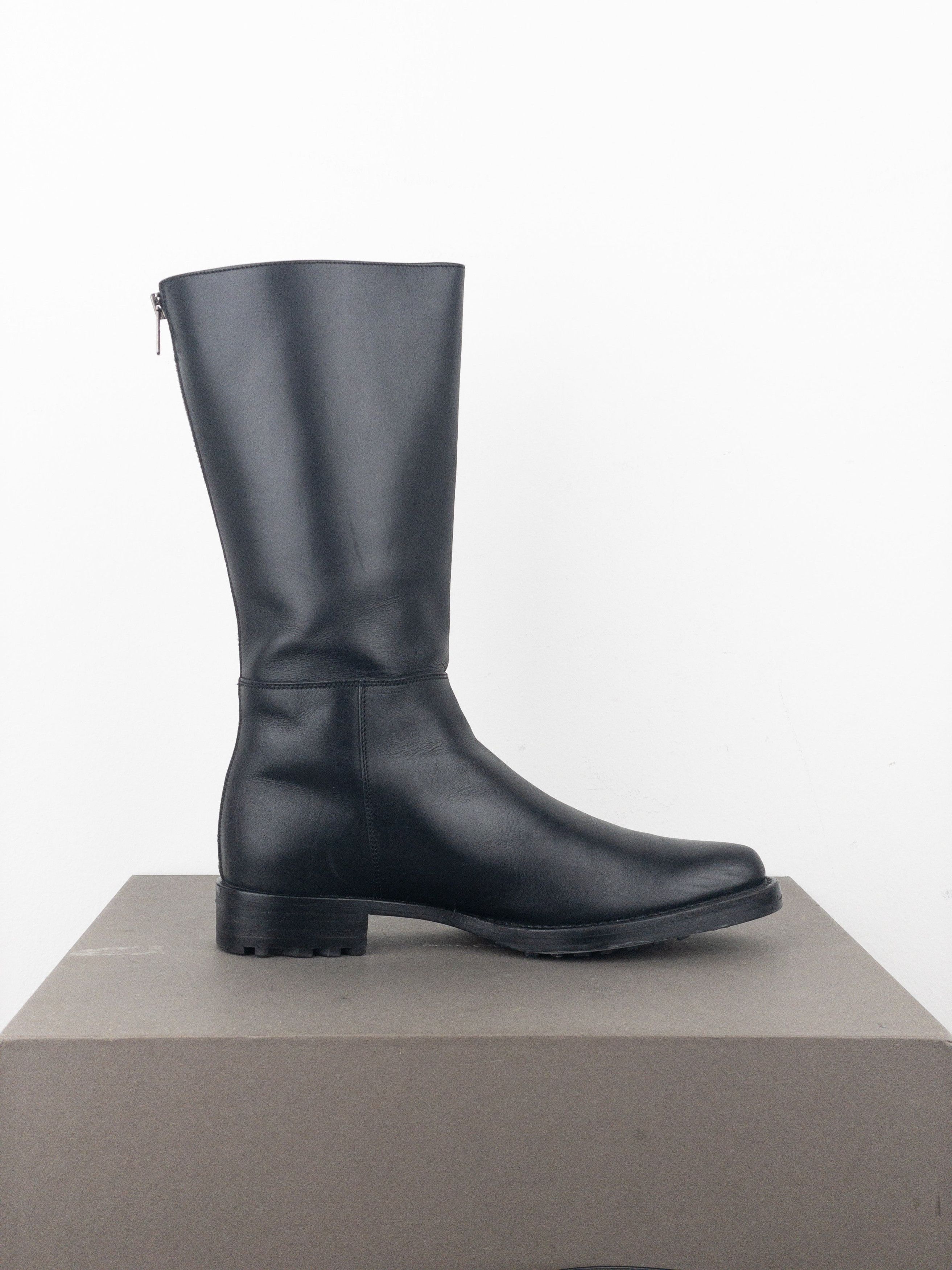 Miu Miu AW01 Pointed-Toe ‘Peco’ Biker Combat Boots Size US 6 / IT 36 - 4 Thumbnail