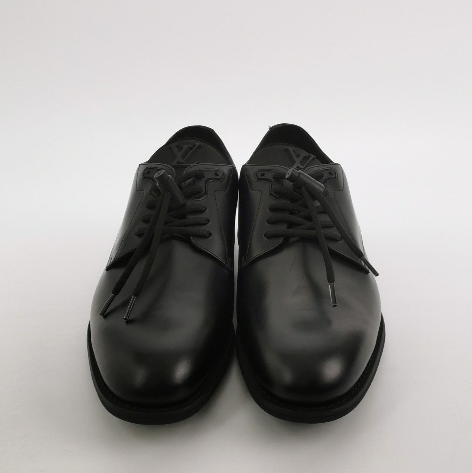 Louis Vuitton Louis Vuitton Monogram Heel Leather Derby Shoes Size 8 Size US 9 / EU 42 - 3 Thumbnail