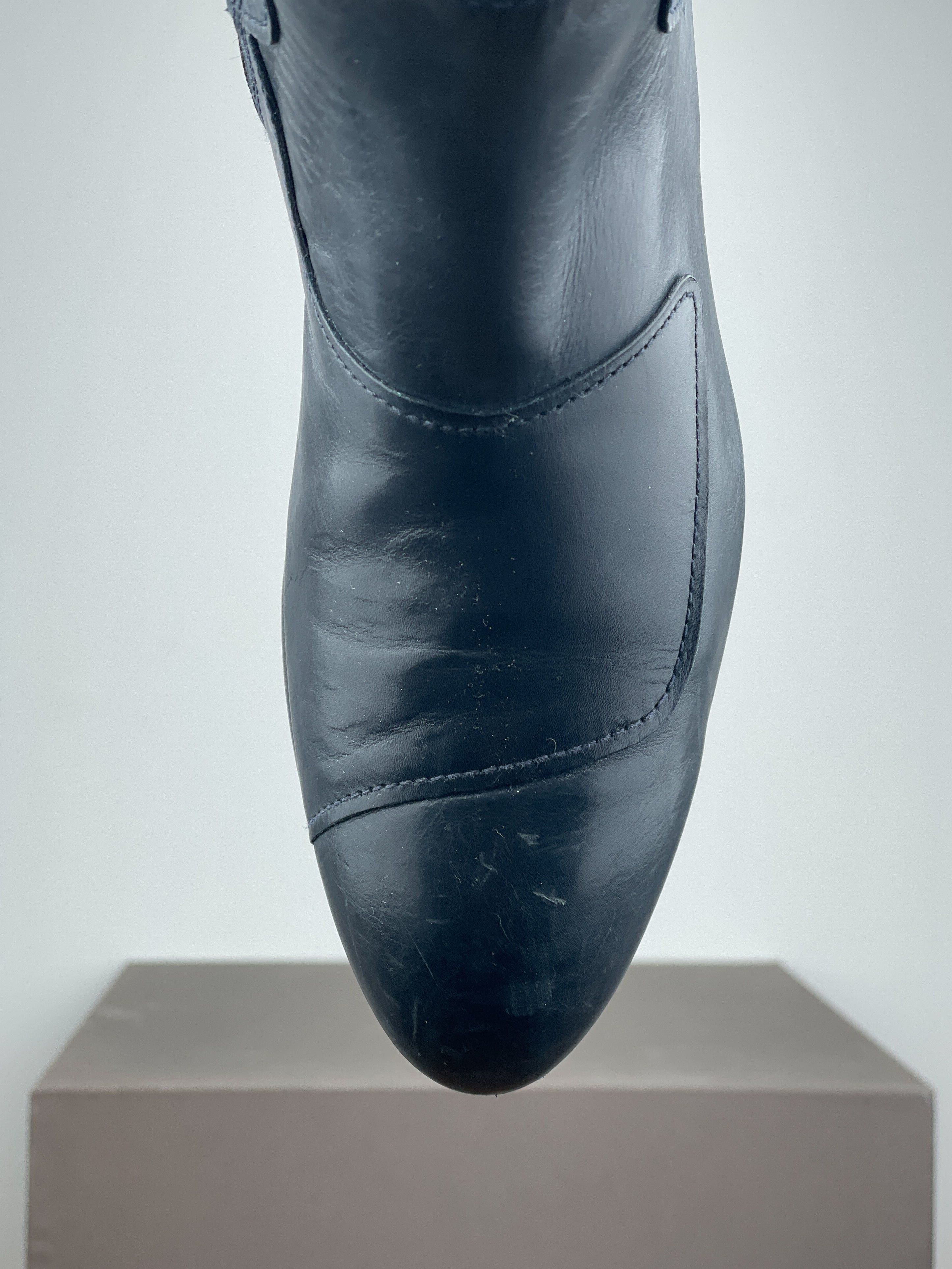 Miu Miu AW08 Knee-High Biker Riding Boots Size US 8 / IT 38 - 7 Thumbnail