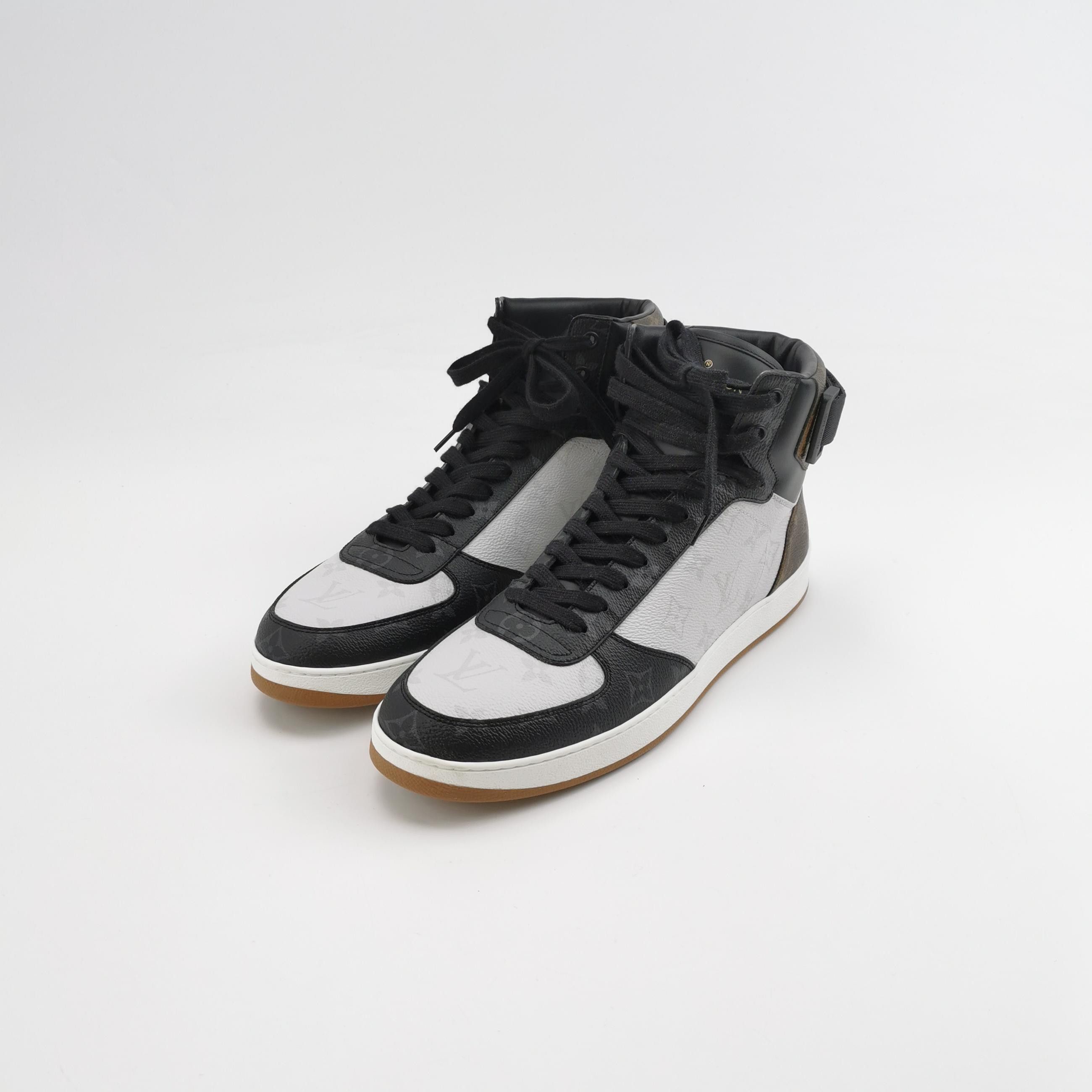Louis Vuitton Louis Vuitton Monogram Rivoli Hi-Top Sneakers 10.5 Size US 10 / EU 43 - 2 Thumbnail