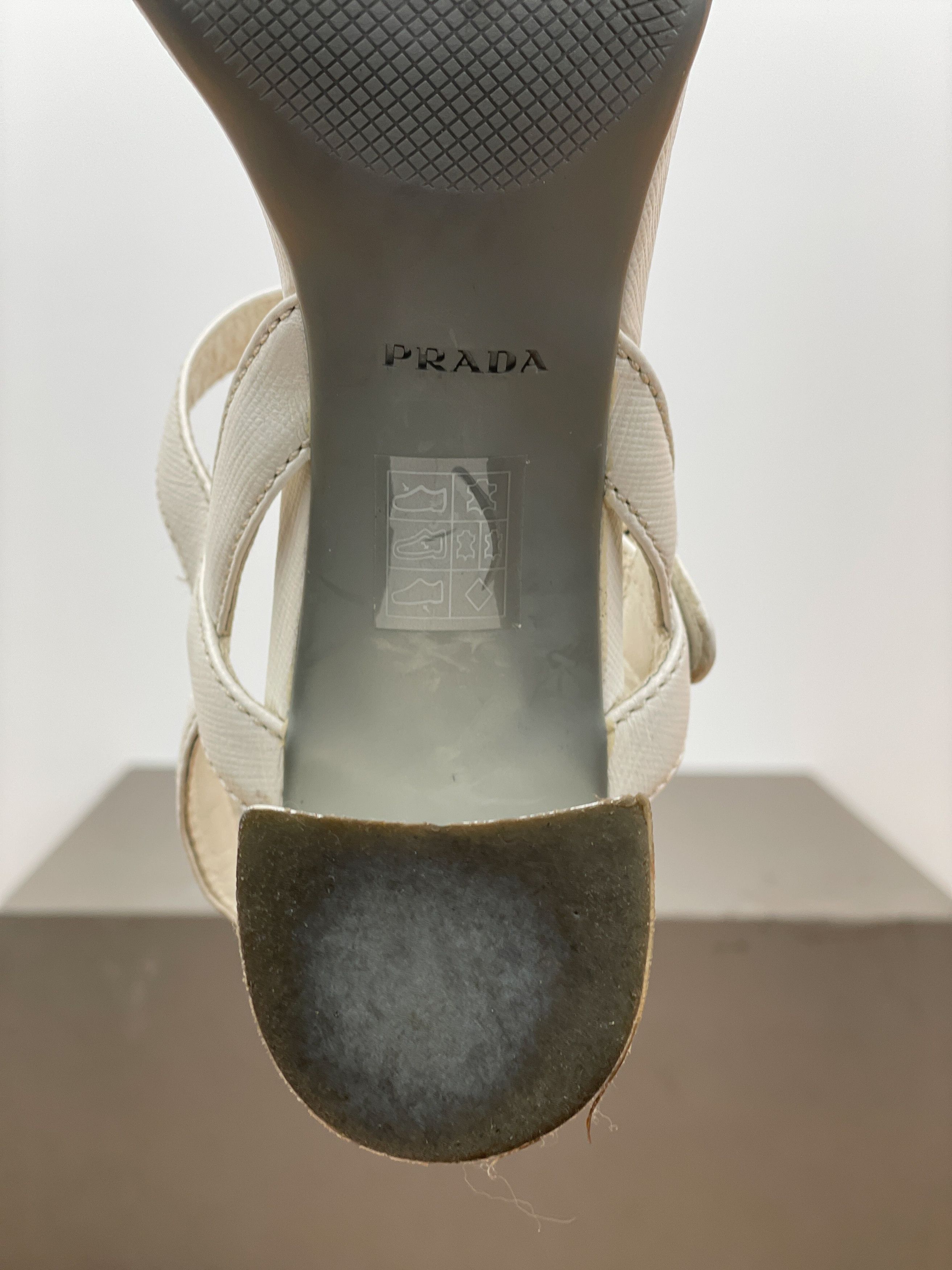 Prada 2000s Buckle Strap Sandal Heels Size US 7 / IT 37 - 7 Thumbnail