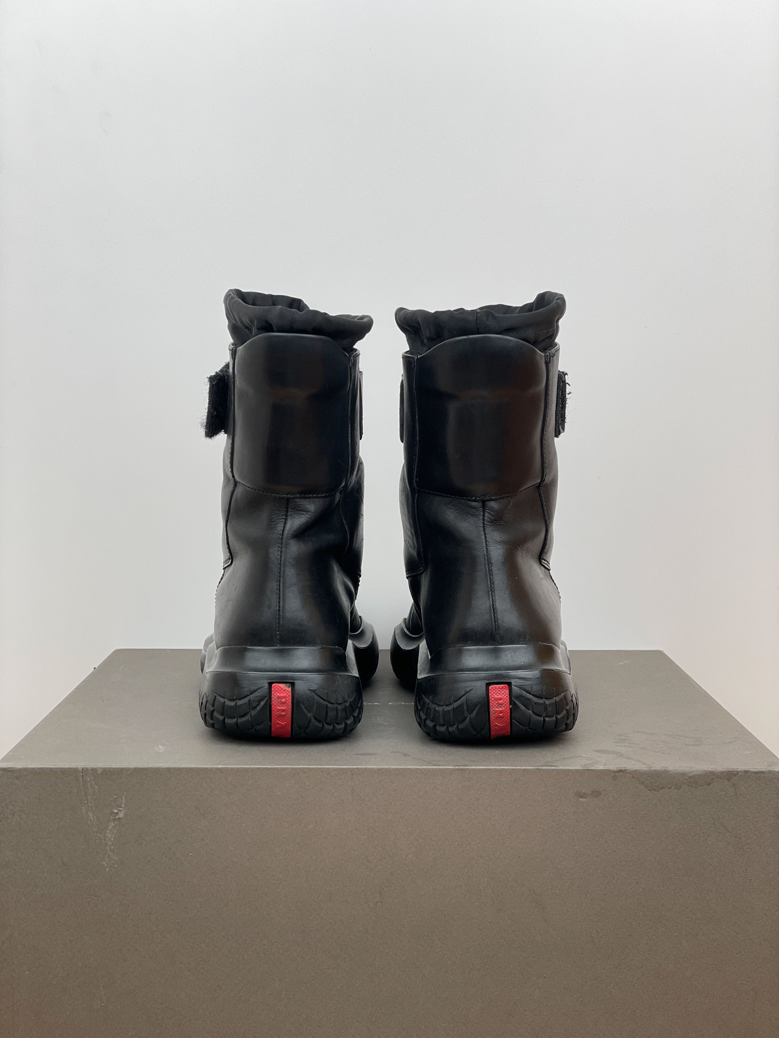 Prada AW99 Square Toe Vibram Combat Boots Size US 9 / IT 39 - 6 Thumbnail