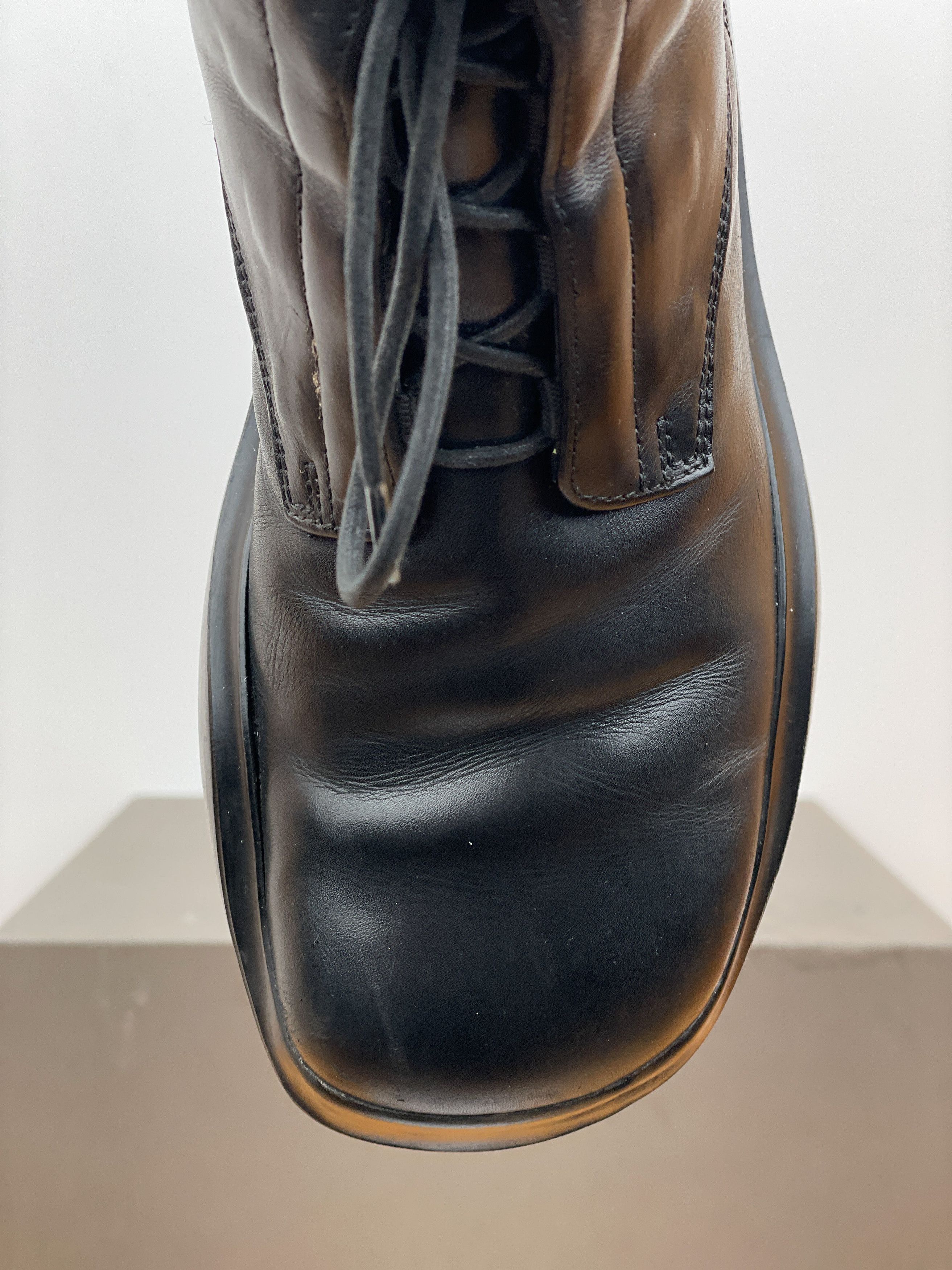 Prada AW99 Square Toe Vibram Combat Boots Size US 9 / IT 39 - 7 Thumbnail