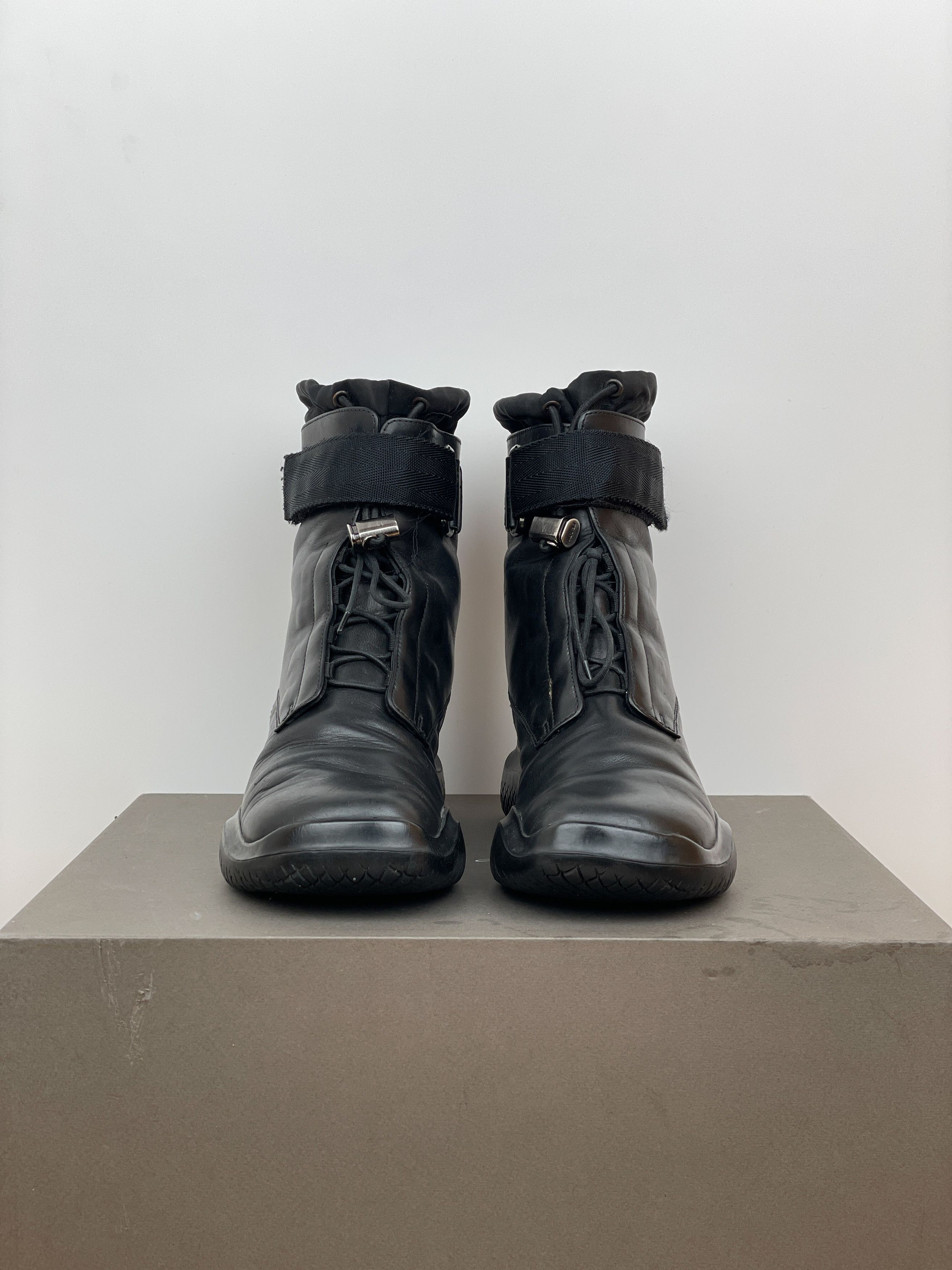 Prada AW99 Square Toe Vibram Combat Boots Size US 9 / IT 39 - 5 Thumbnail