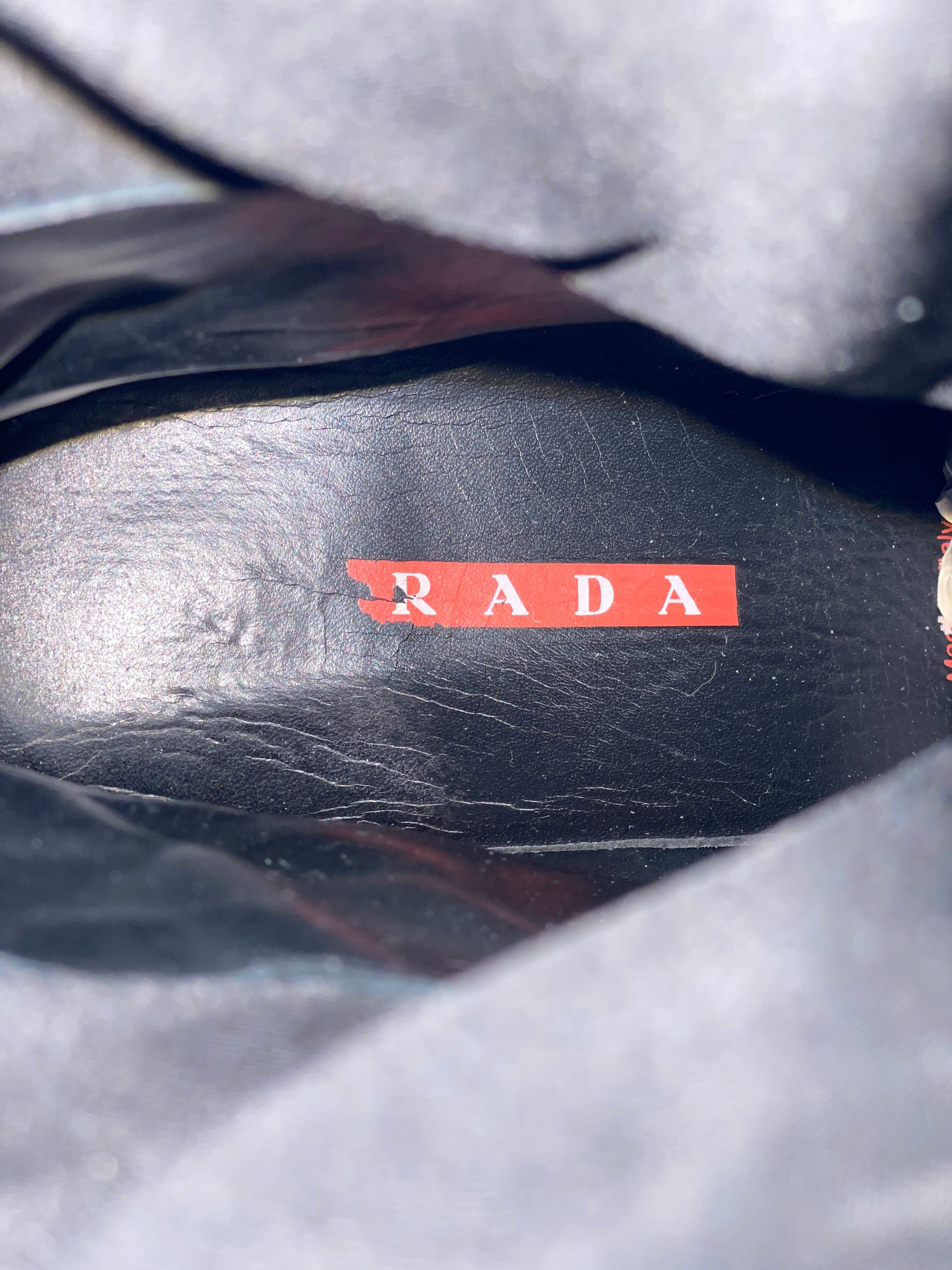 Prada AW99 Square Toe Vibram Combat Boots Size US 9 / IT 39 - 10 Thumbnail
