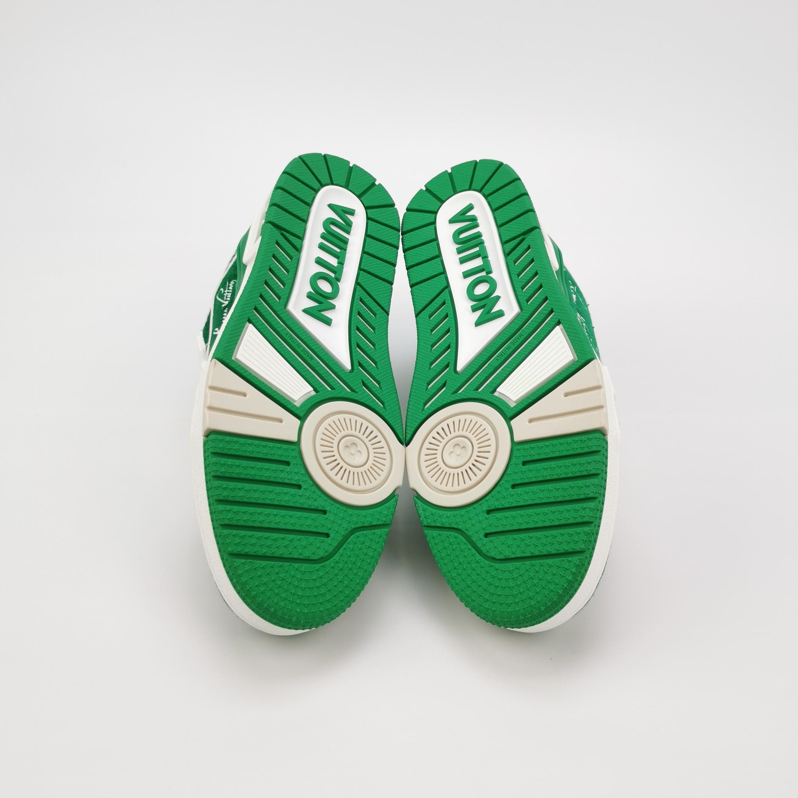 Louis Vuitton Louis Vuitton Monogram Green LV Trainer Sneakers 41 Size US 8 / EU 41 - 5 Thumbnail