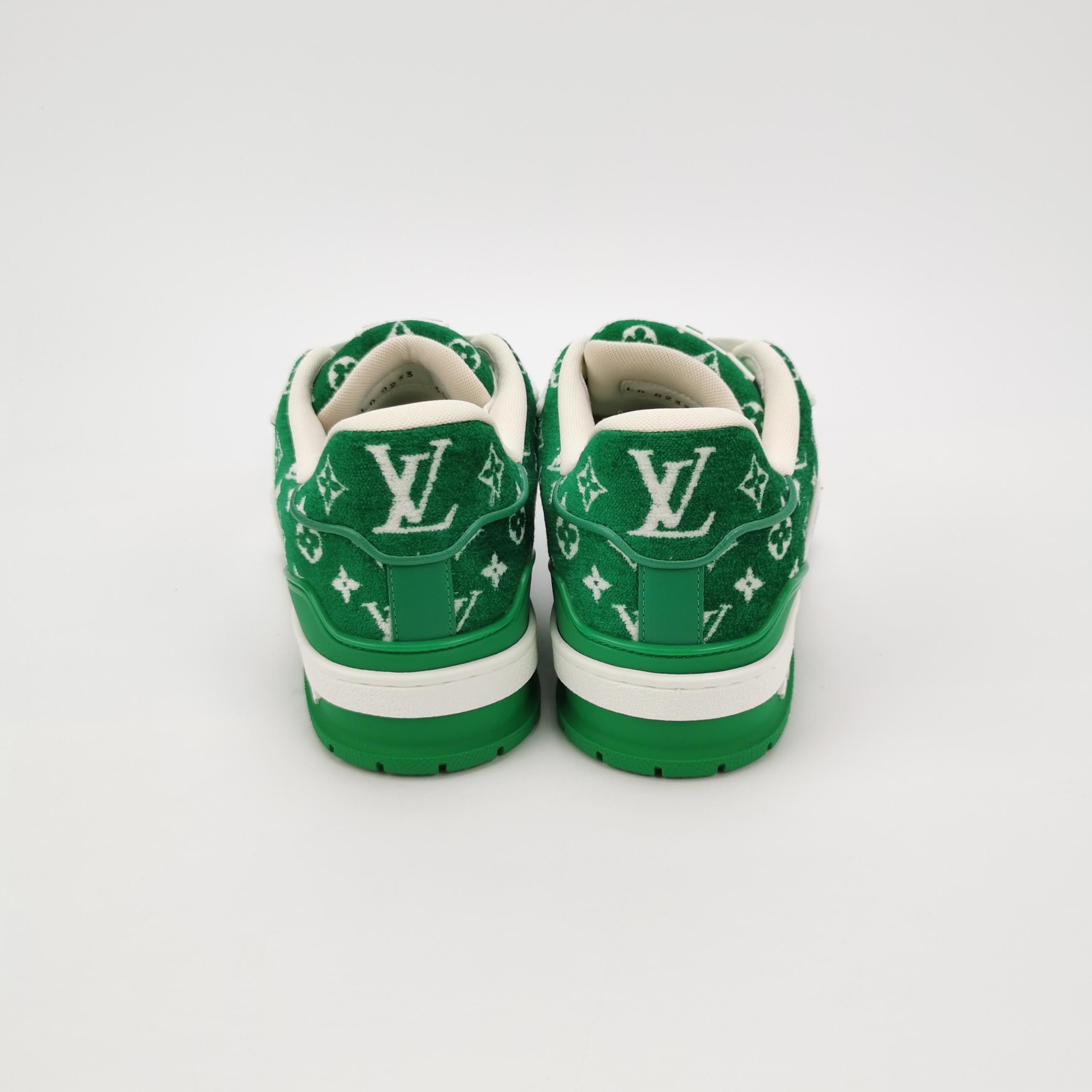 Louis Vuitton Louis Vuitton Monogram Green LV Trainer Sneakers 41 Size US 8 / EU 41 - 4 Thumbnail