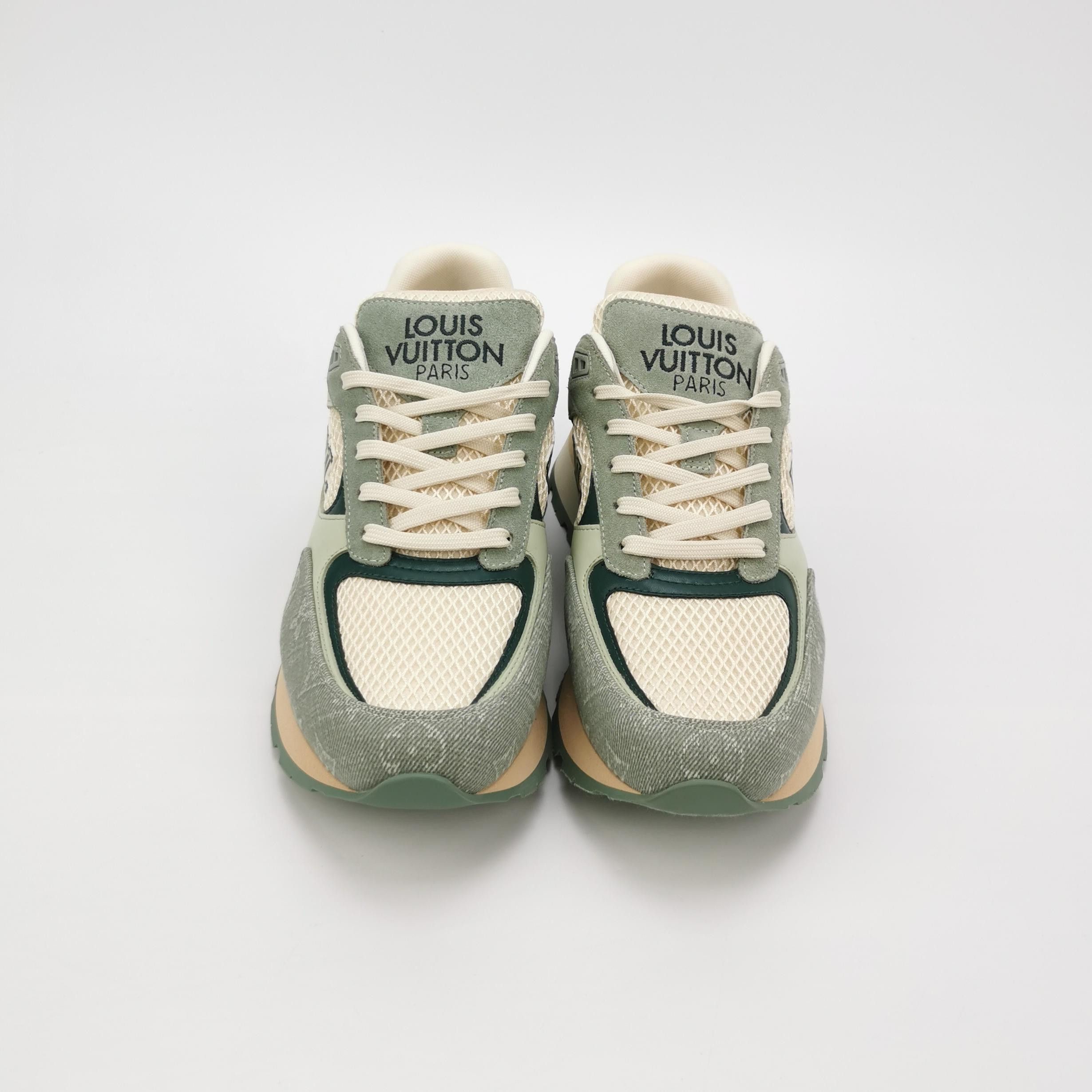 Louis Vuitton Louis Vuitton Run Away Suede and Mesh Sneakers 40 Size US 7 / EU 40 - 3 Thumbnail