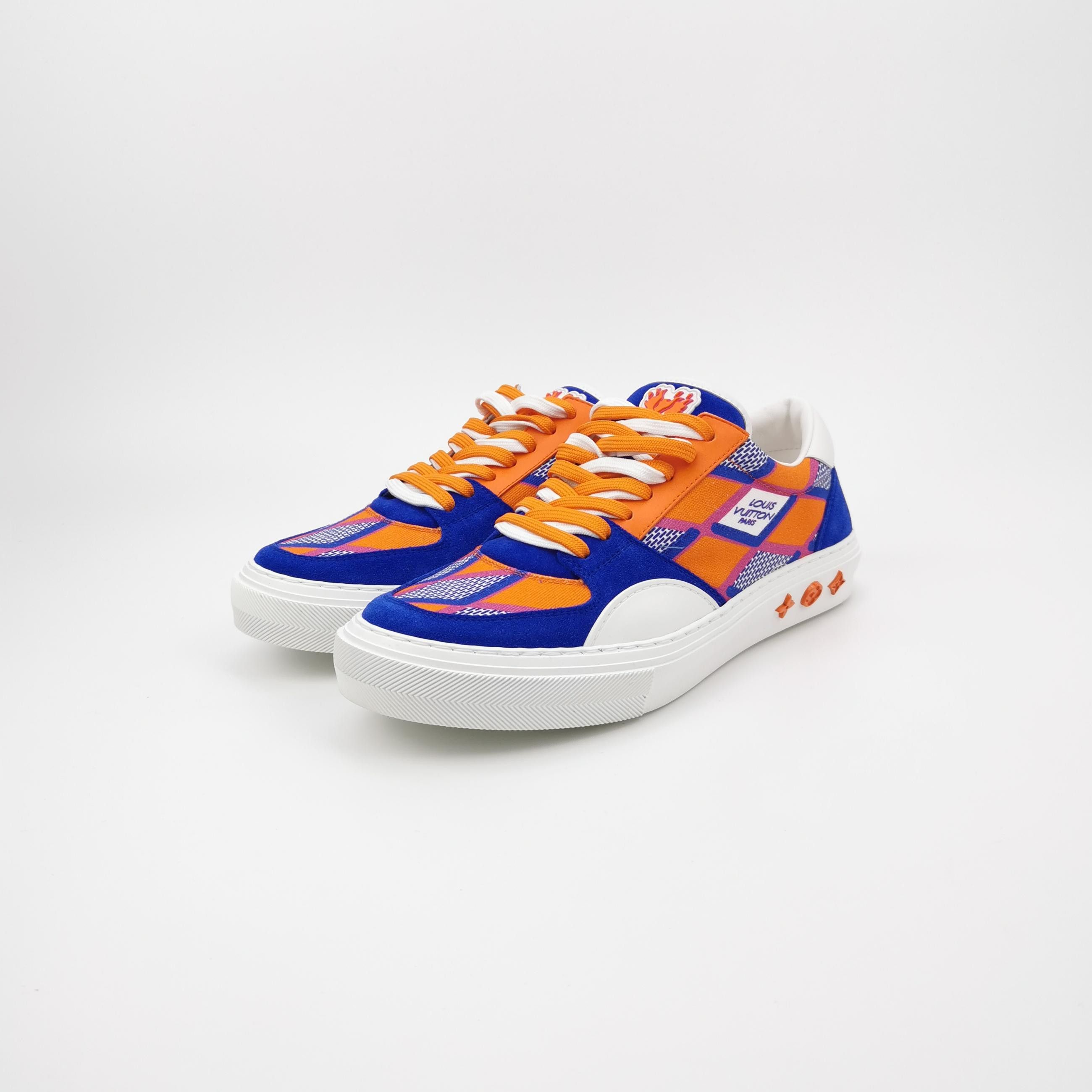 Louis Vuitton Louis Vuitton Color-blocked Low-Top Sneakers 42 Size US 9 / EU 42 - 2 Thumbnail