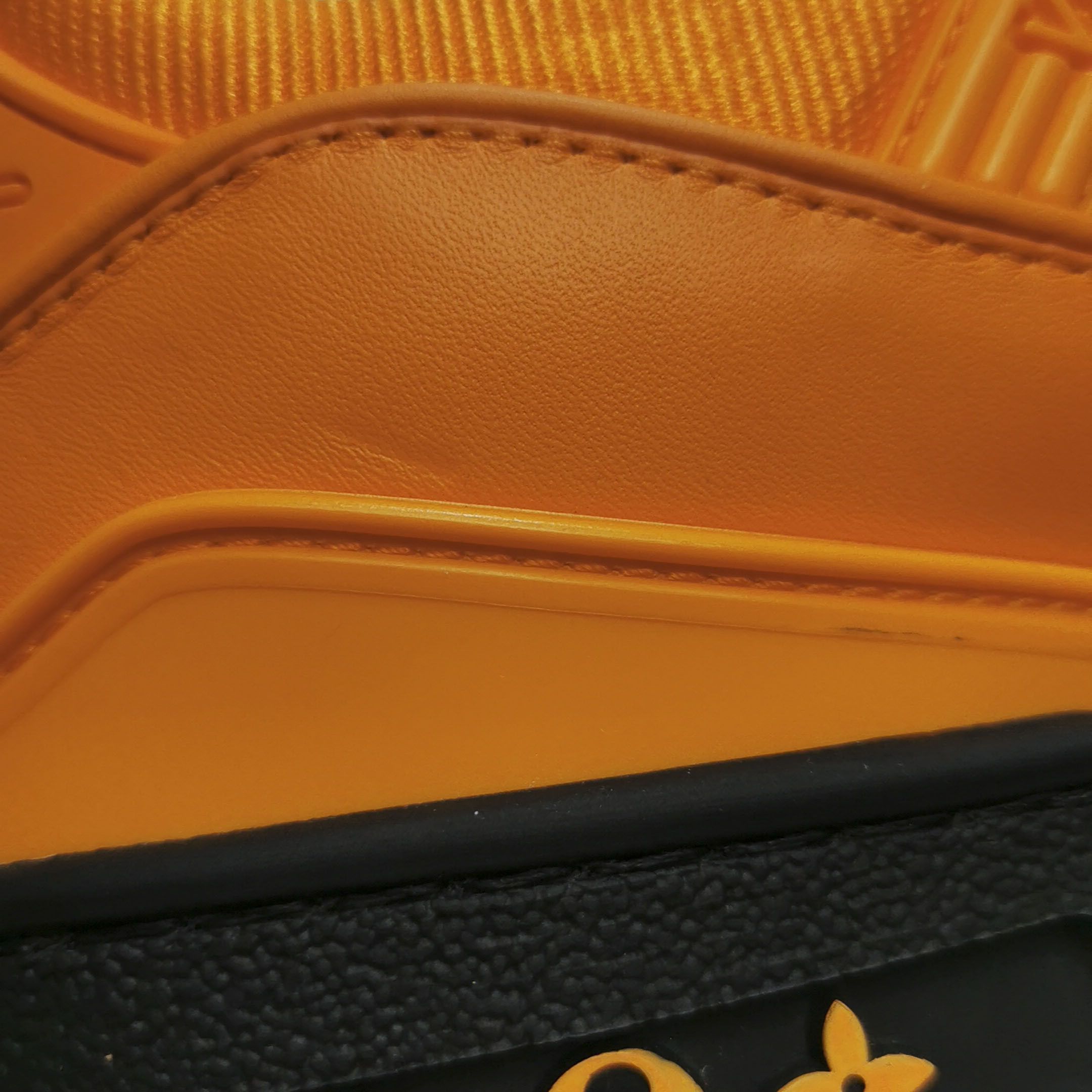 Louis Vuitton Louis Vuitton Orange Calfskin LV Trainer Sneakers 39 Size US 6 / EU 39 - 9 Thumbnail