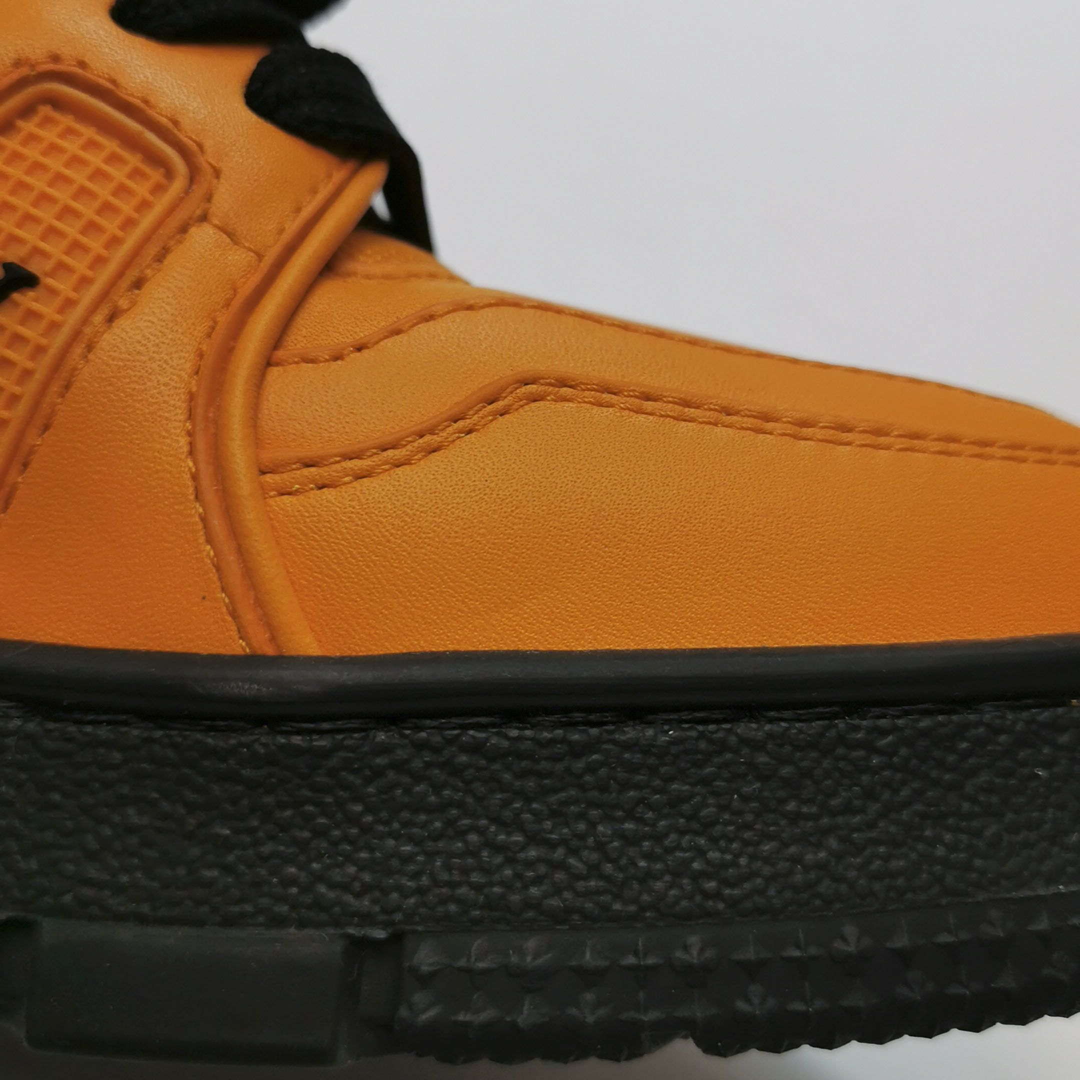 Louis Vuitton Louis Vuitton Orange Calfskin LV Trainer Sneakers 39 Size US 6 / EU 39 - 10 Thumbnail