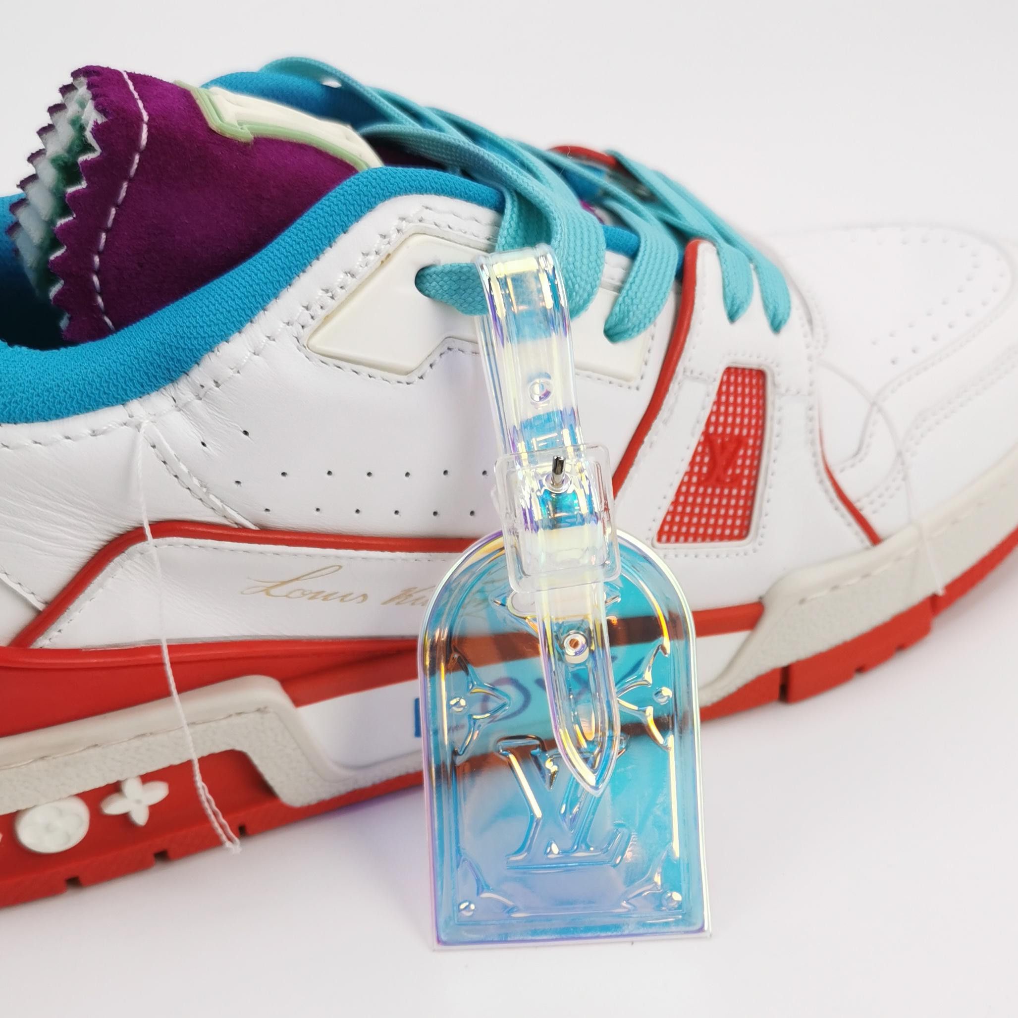 Louis Vuitton Louis Vuitton Multi-Color Trainer Sneakers 41.5 Size US 8 / EU 41 - 6 Thumbnail