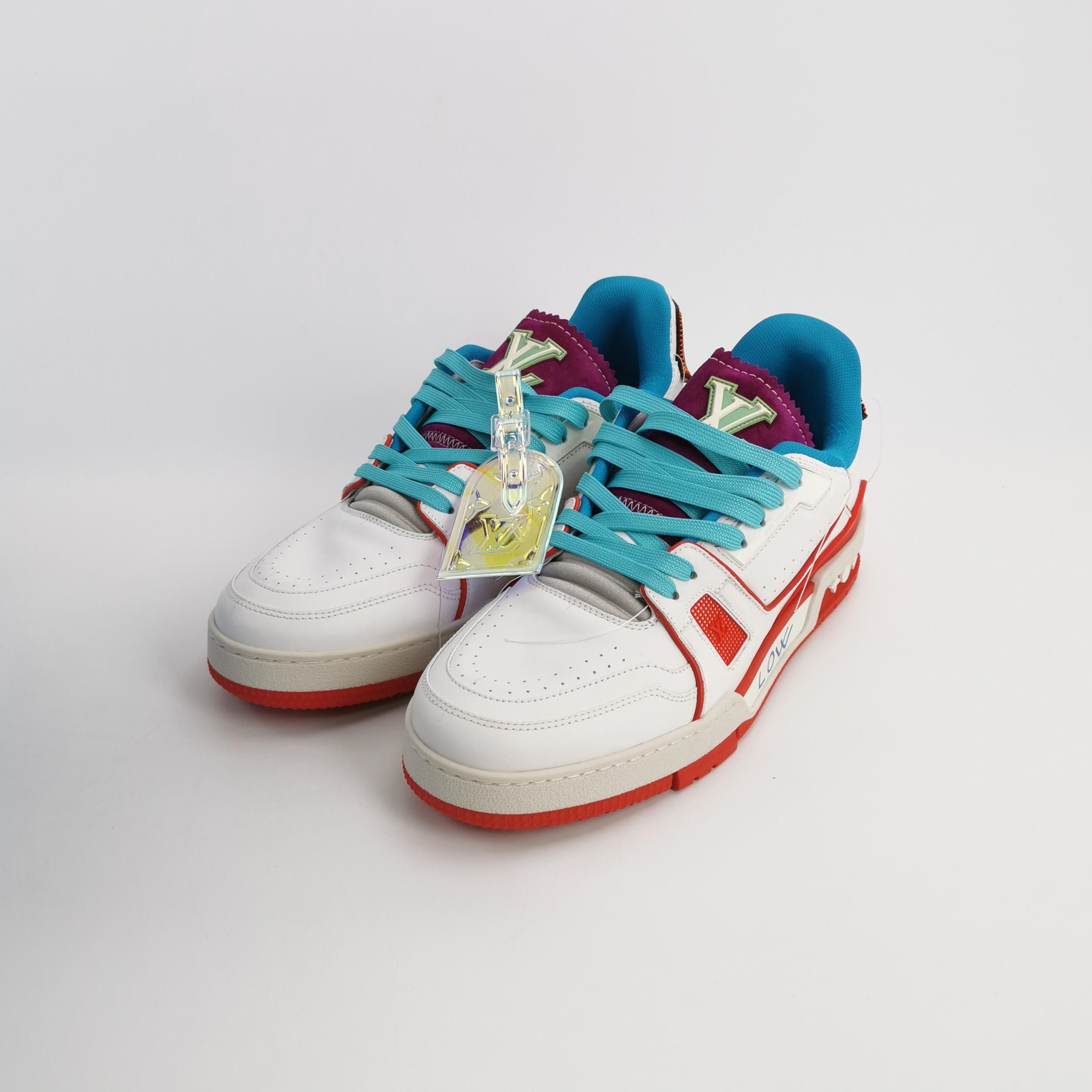 Louis Vuitton Louis Vuitton Multi-Color Trainer Sneakers 41.5 Size US 8 / EU 41 - 2 Thumbnail