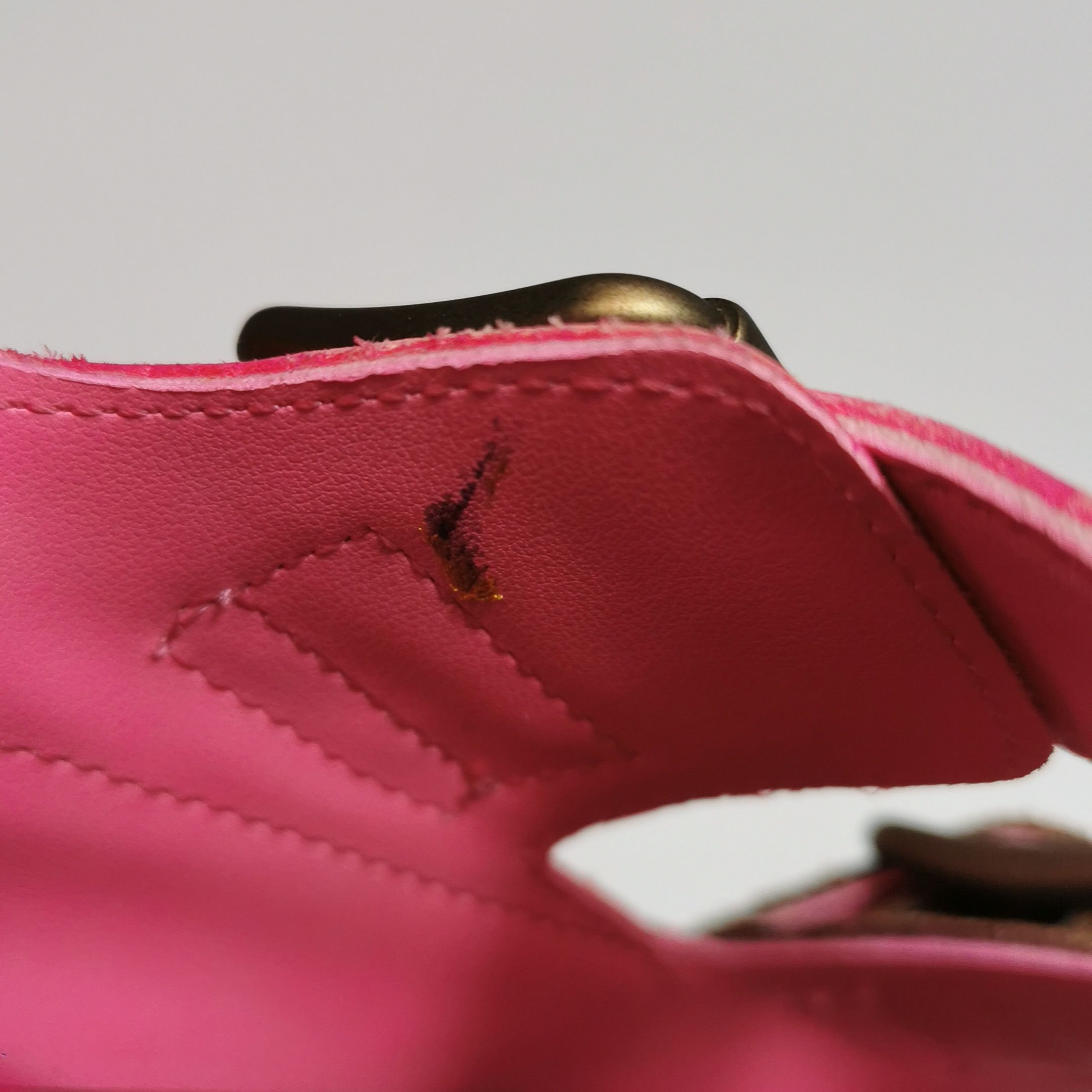 Louis Vuitton Louis Vuitton Pink Brown Leather Trainer Sandals Size 39.5 Size US 6 / EU 39 - 10 Thumbnail