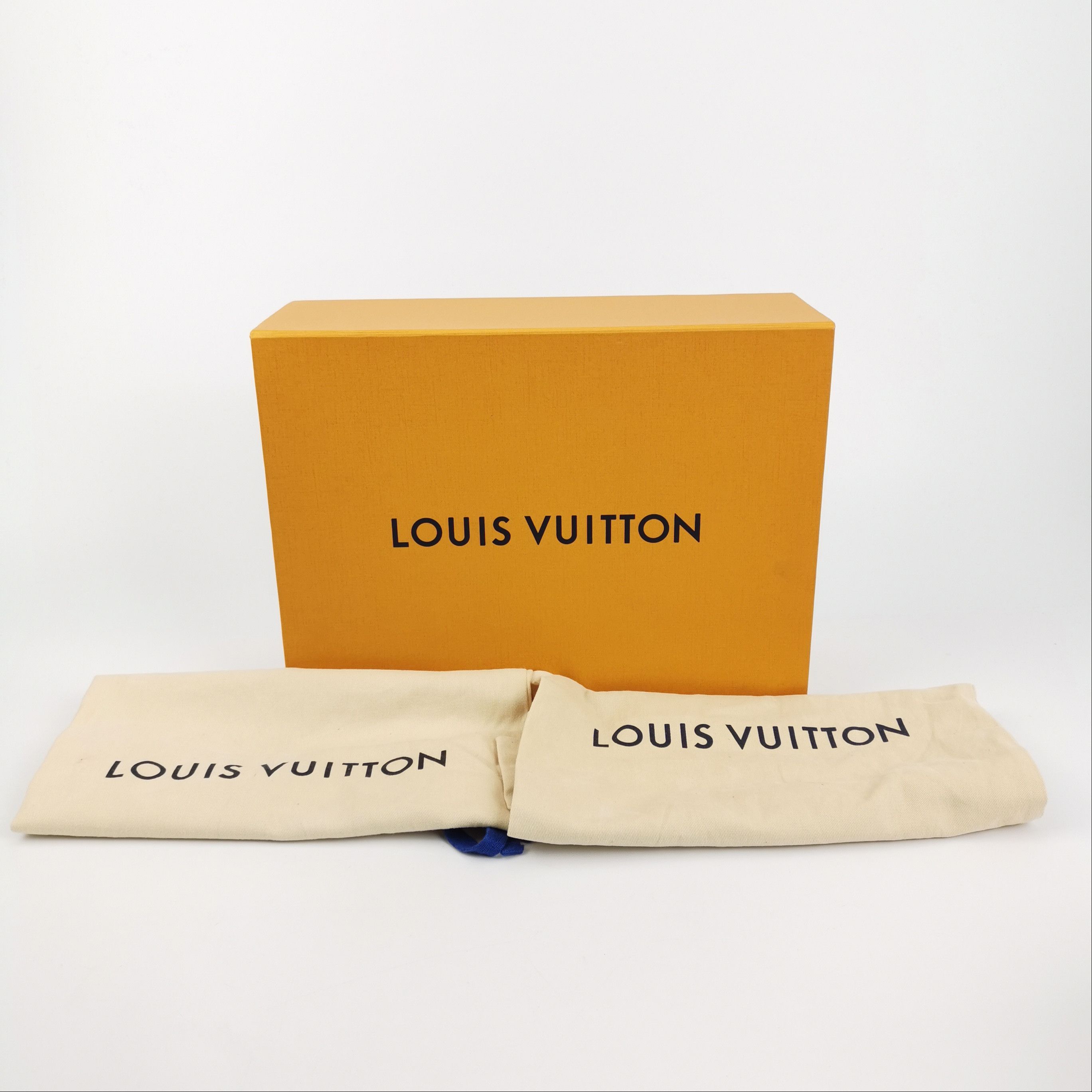 Louis Vuitton Louis Vuitton Orange VNR Knit Sneakers 8.5 Size US 8 / EU 41 - 6 Thumbnail
