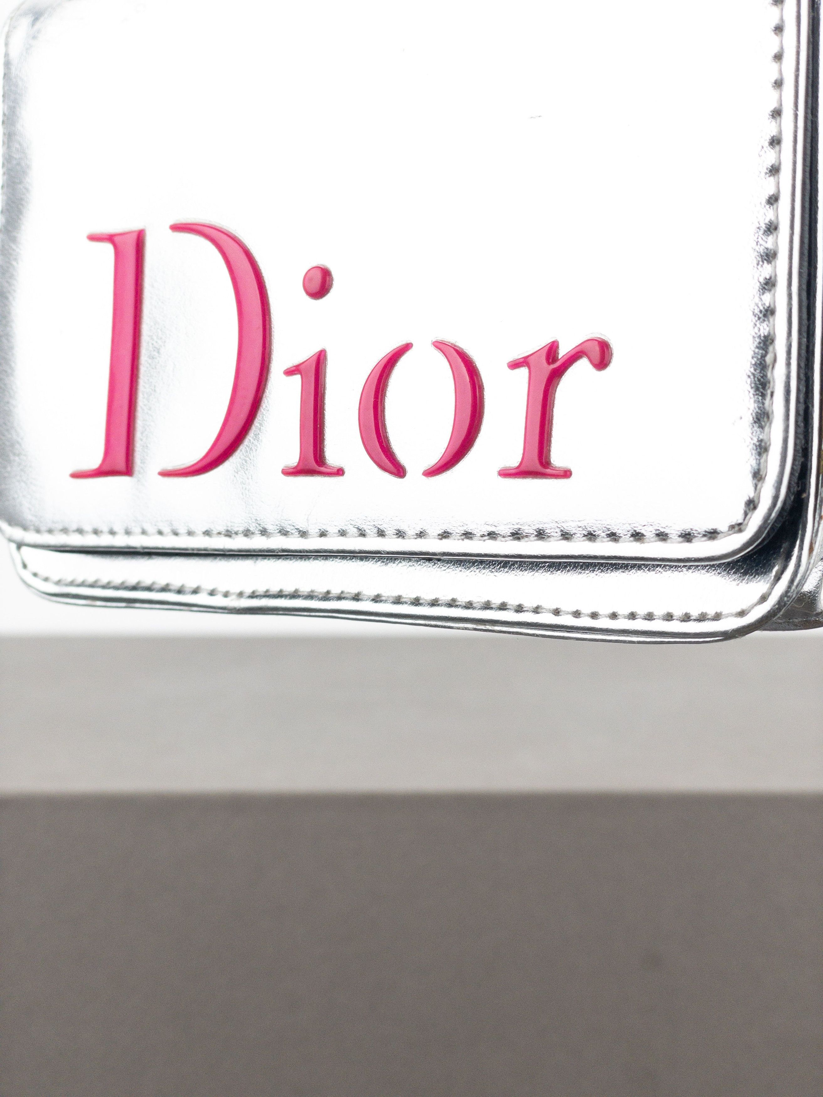 Dior 2000s Metallic Silver Cosmetic Bag Size ONE SIZE - 5 Thumbnail