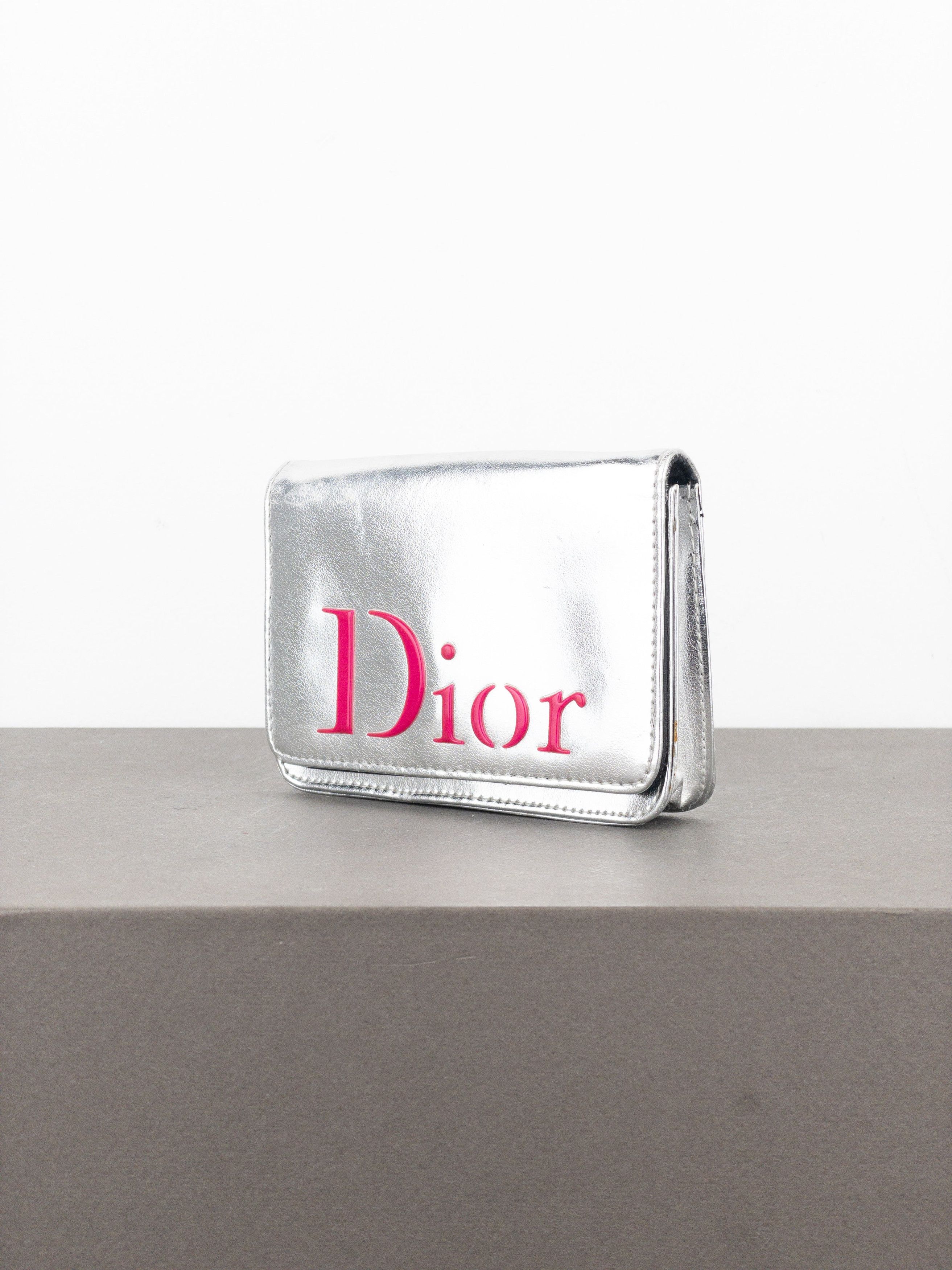 Dior 2000s Metallic Silver Cosmetic Bag Size ONE SIZE - 2 Thumbnail