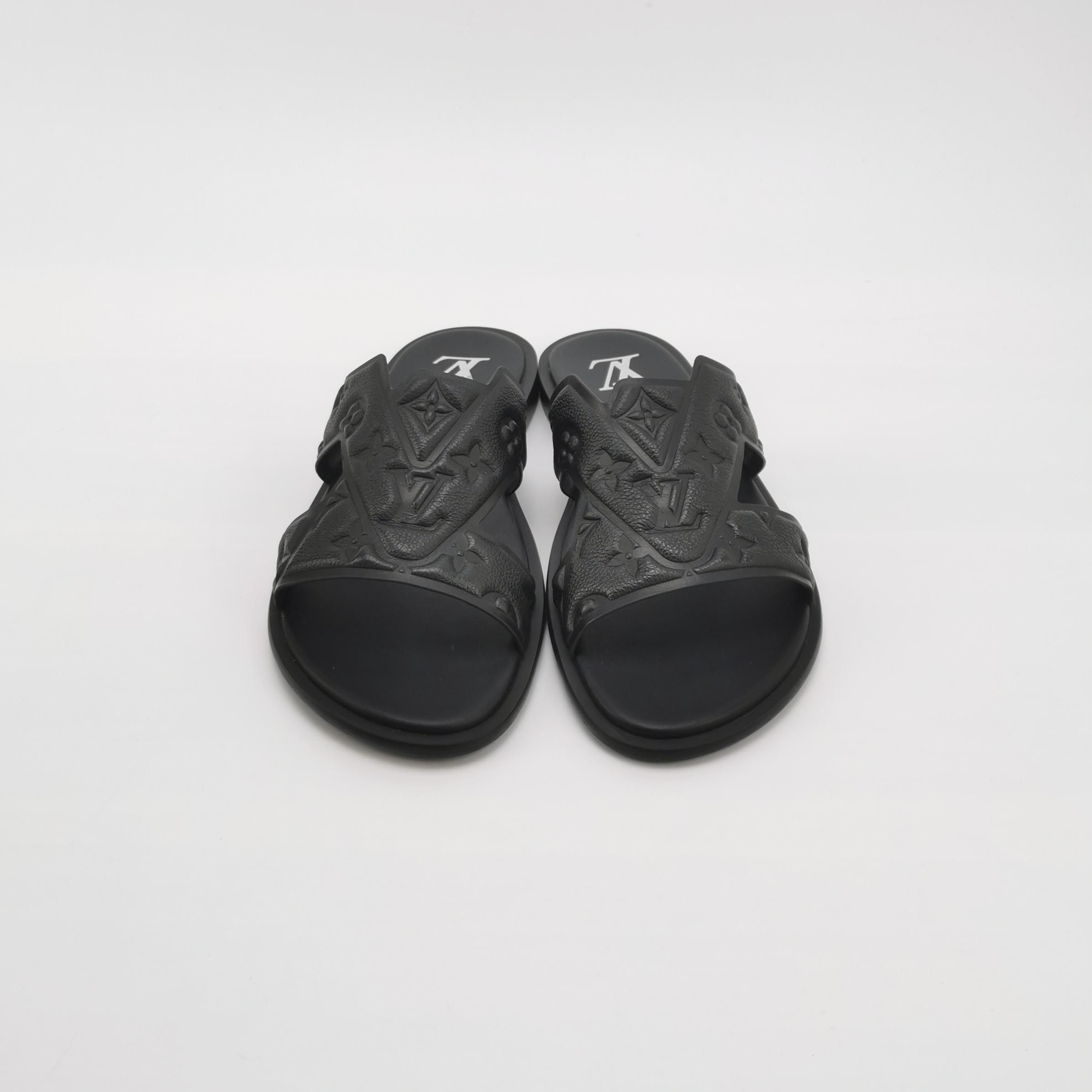 Louis Vuitton Louis Vuitton Oasis Monogram Embossed Slides 41.5 Size US 8 / EU 41 - 3 Thumbnail